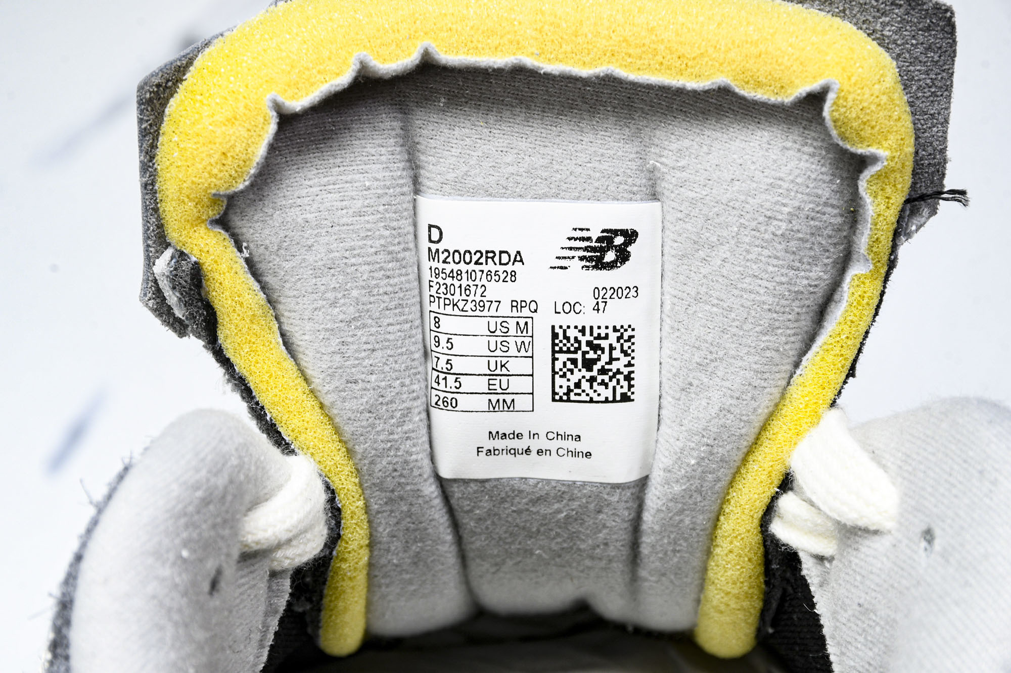 美产 New Balance 2002R ＂Reflned Future＂低帮复古休闲跑步鞋 云雨灰 M