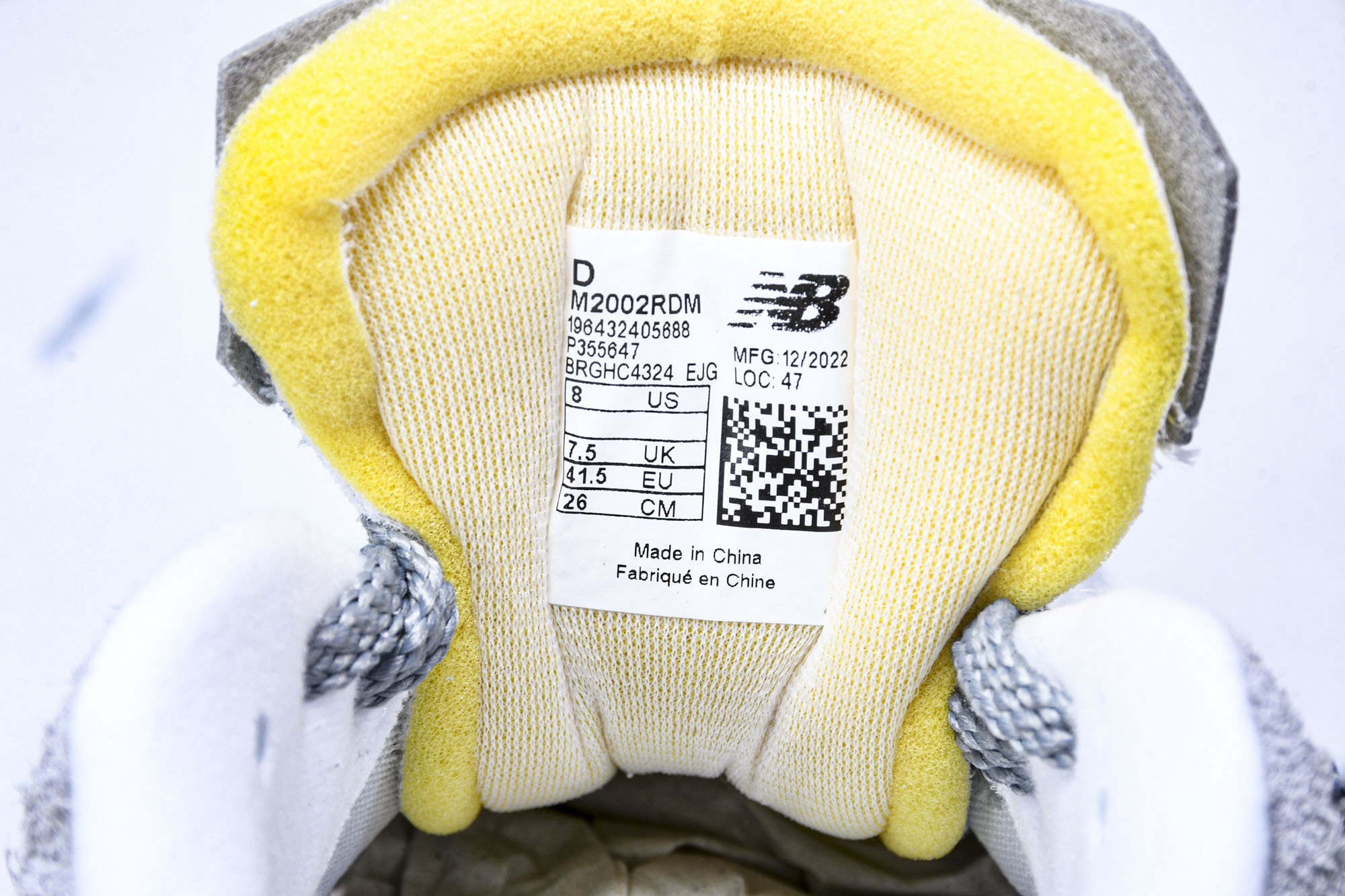 美产 New Balance 2002R ＂Reflned Future＂低帮复古休闲跑步鞋 青灰 M2