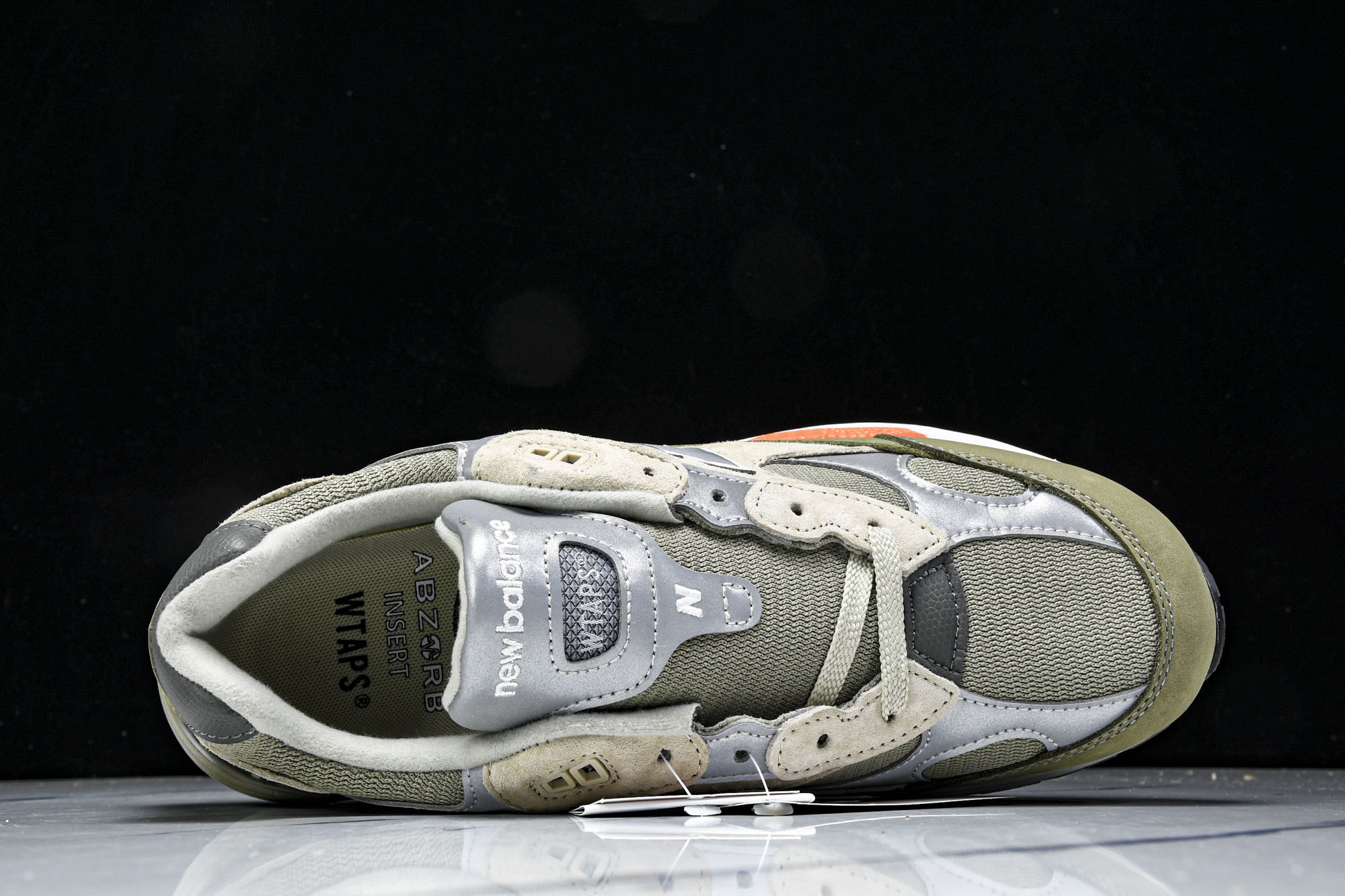 美产 WTAPS x New Balance 992 ＂Olive Drab＂复古休闲跑步鞋 复古休闲跑