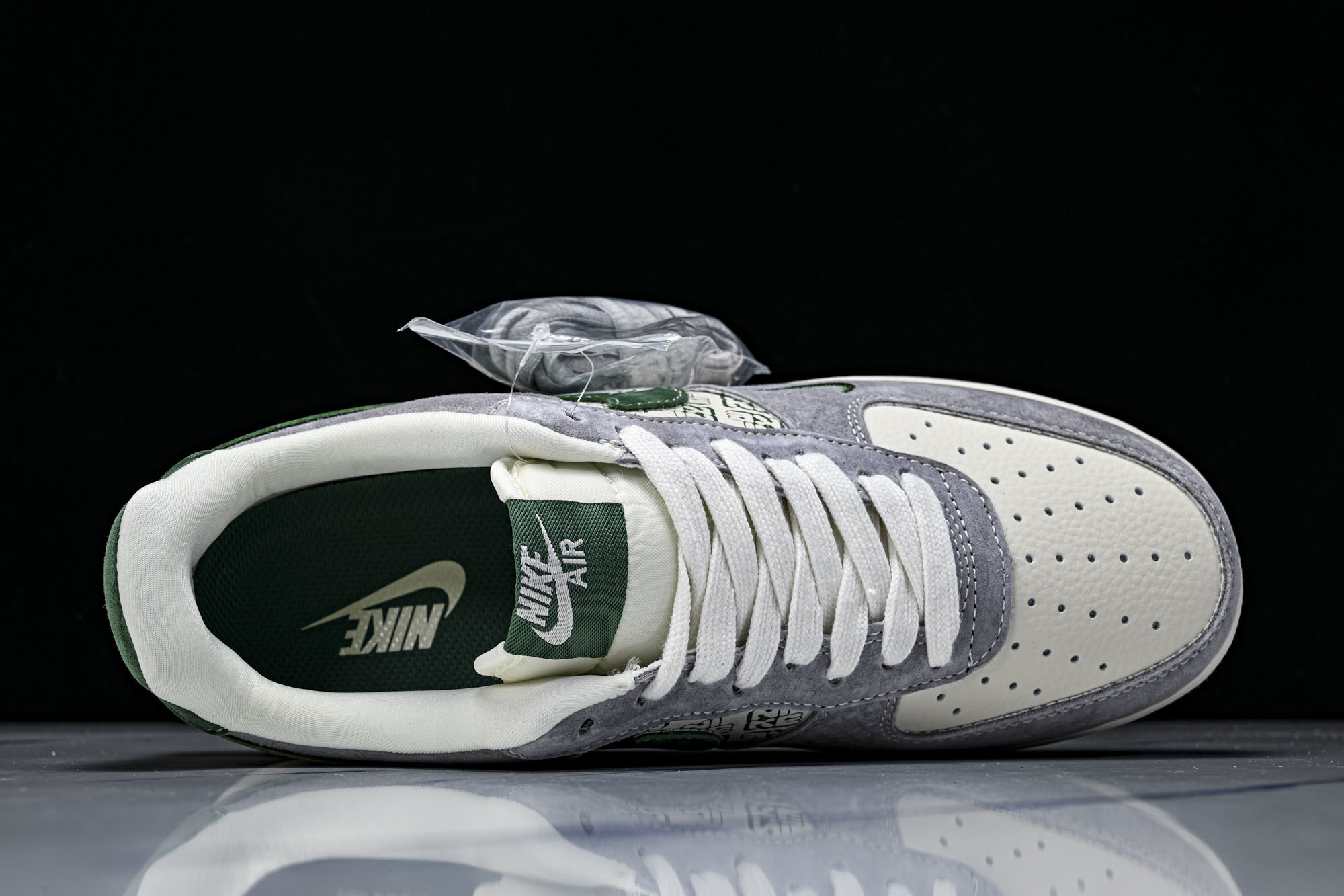 Nike Air Force 1'07 Low 灰绿满印 空军一号低帮休闲板鞋 DW8806-00236
