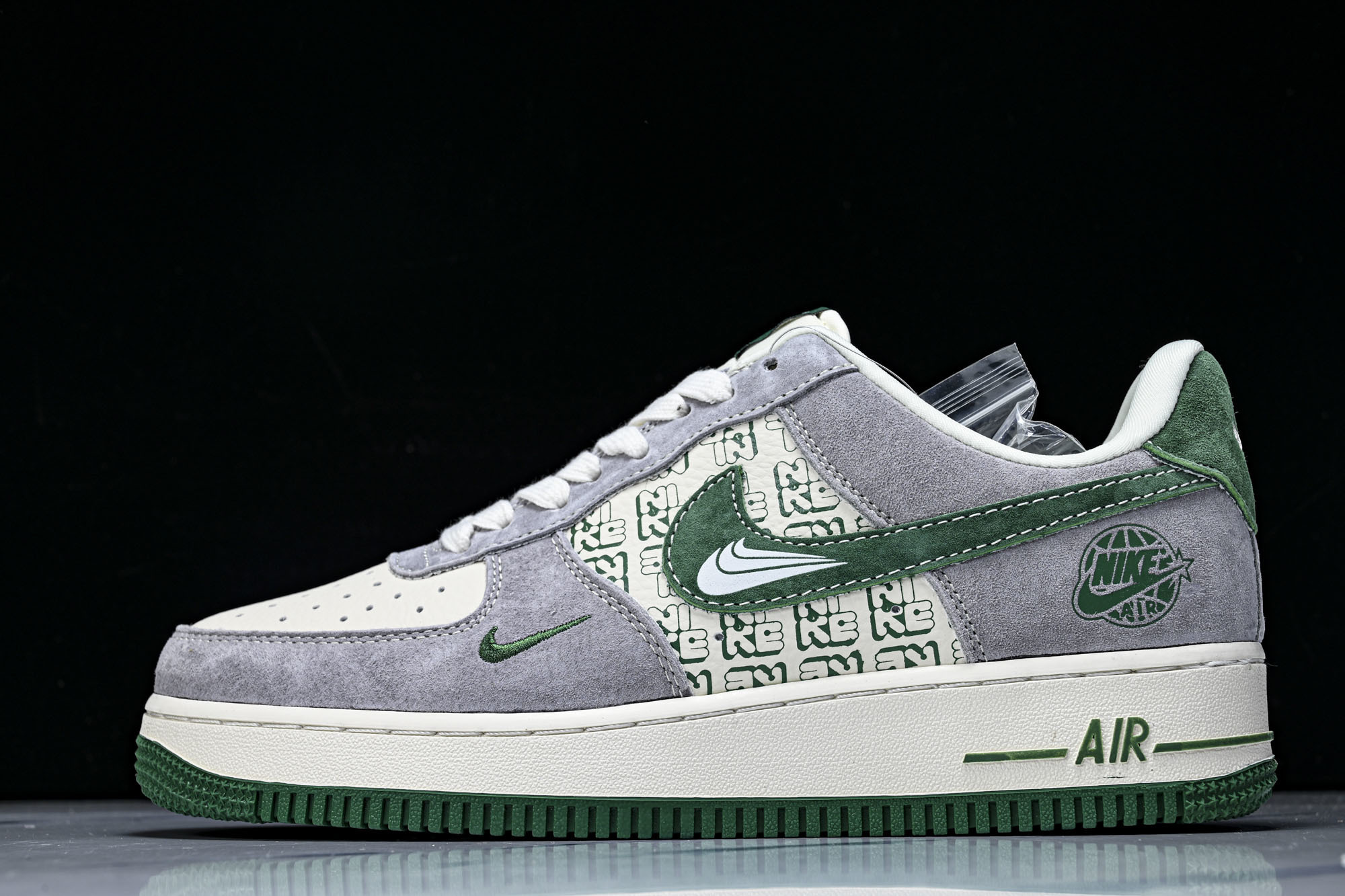 Nike Air Force 1'07 Low 灰绿满印 空军一号低帮休闲板鞋 DW8806-00236