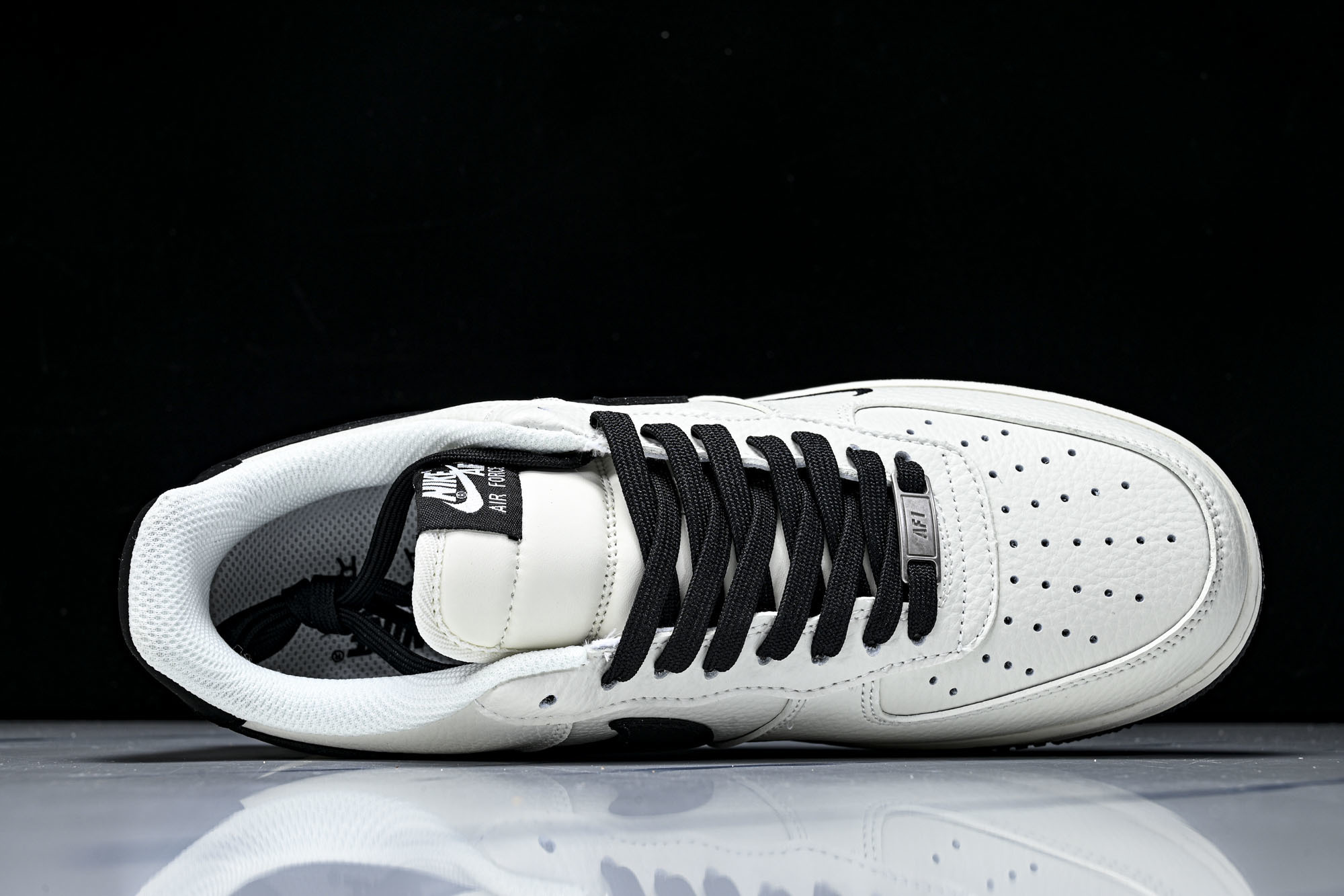 Nike Air Force 1'07 Low 米白黑 空军一号低帮休闲板鞋 NH0601-54625#
