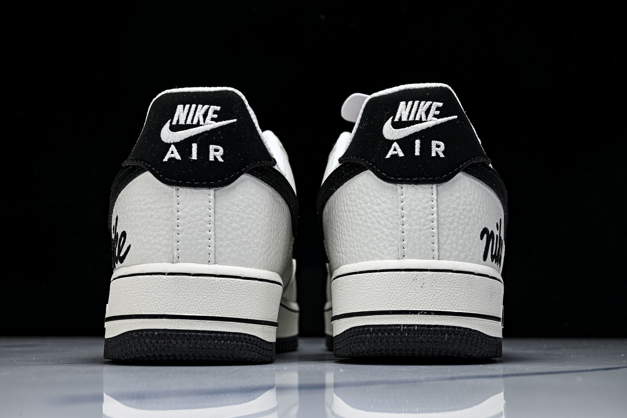 Nike Air Force 1'07 Low 米白黑 空军一号低帮休闲板鞋 NH0601-54625#