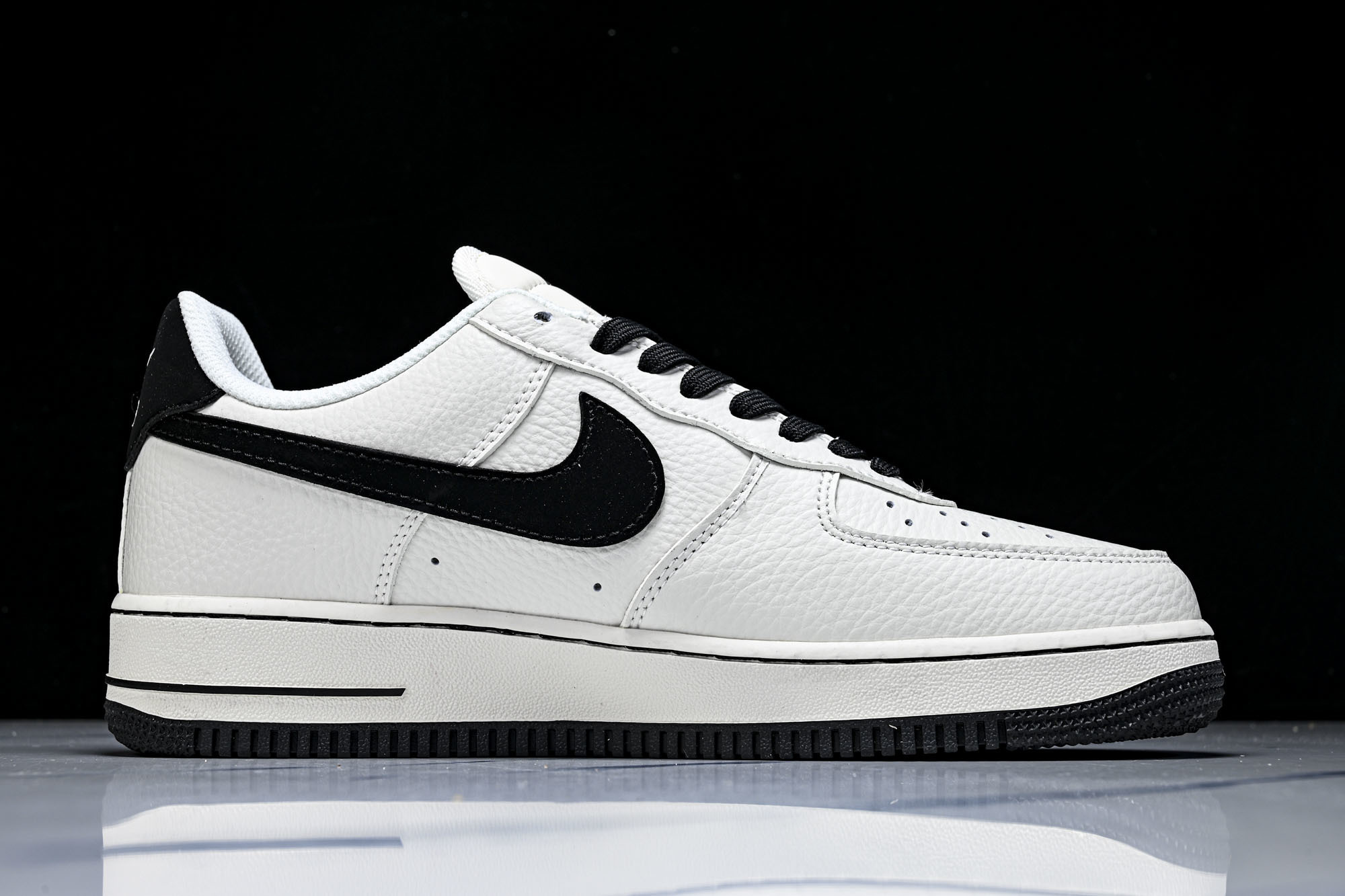 Nike Air Force 1'07 Low 米白黑 空军一号低帮休闲板鞋 NH0601-54625#