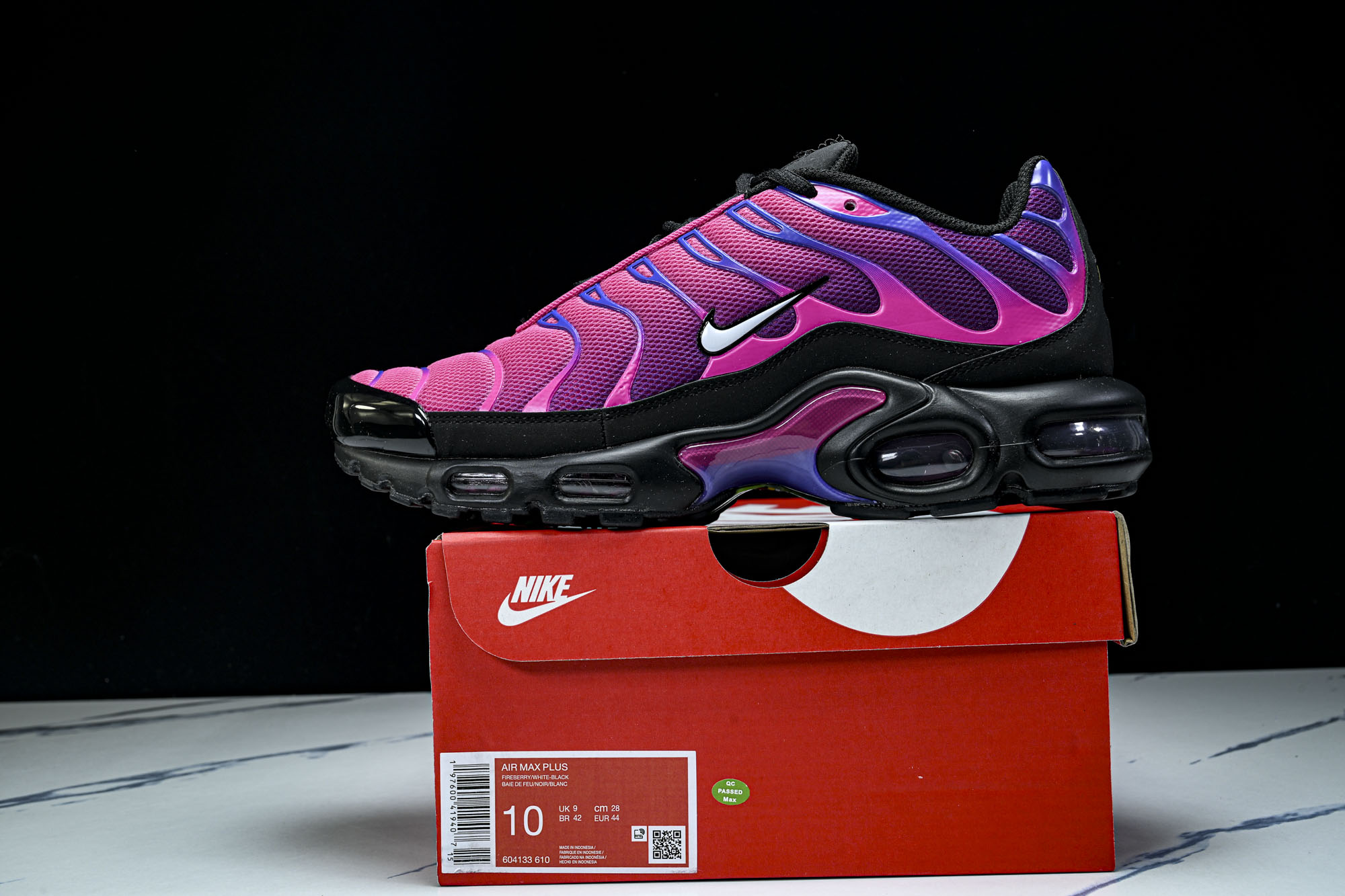 Air Max Plus男士透气运动休闲鞋-610原版1:1 制作 全套私模 开发出自代工厂版师之手 几