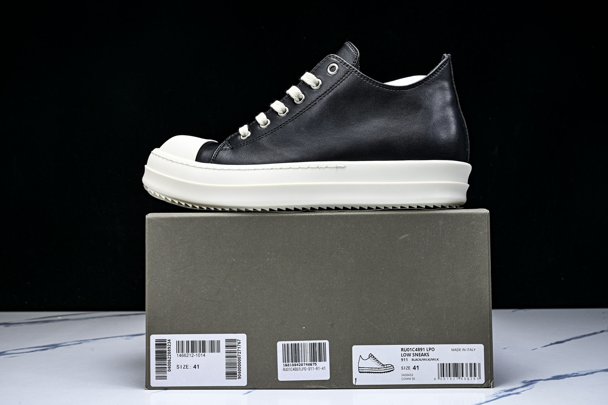 RICK OWENS DRKSHDW VINTAGE SNEAKS 新款男女士运动鞋RU01C4891 