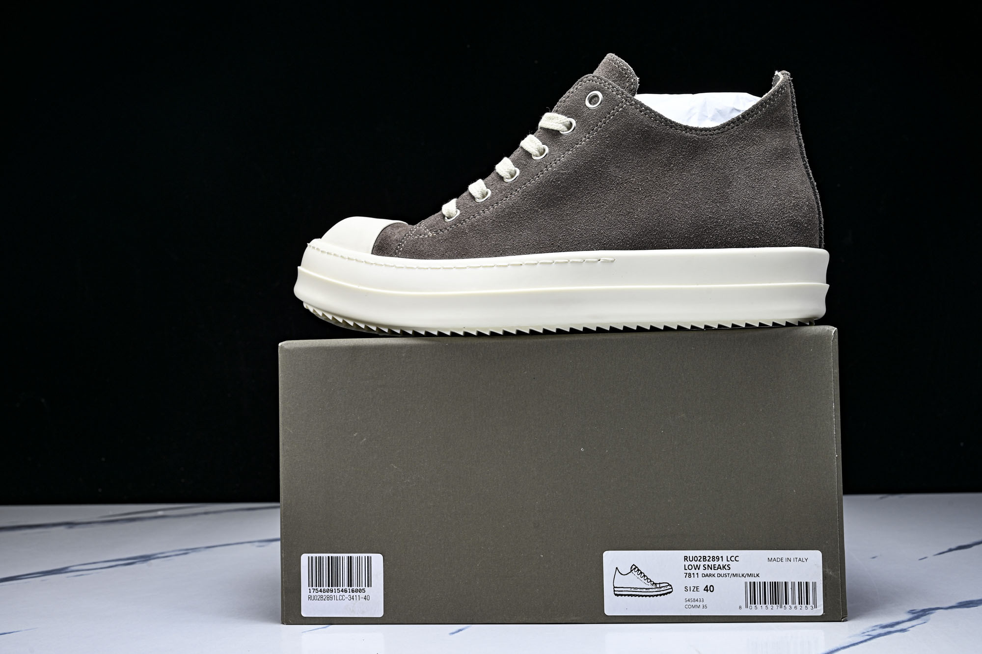 RICK OWENS DRKSHDW VINTAGE SNEAKS 新款男女士运动鞋RU02B2891 