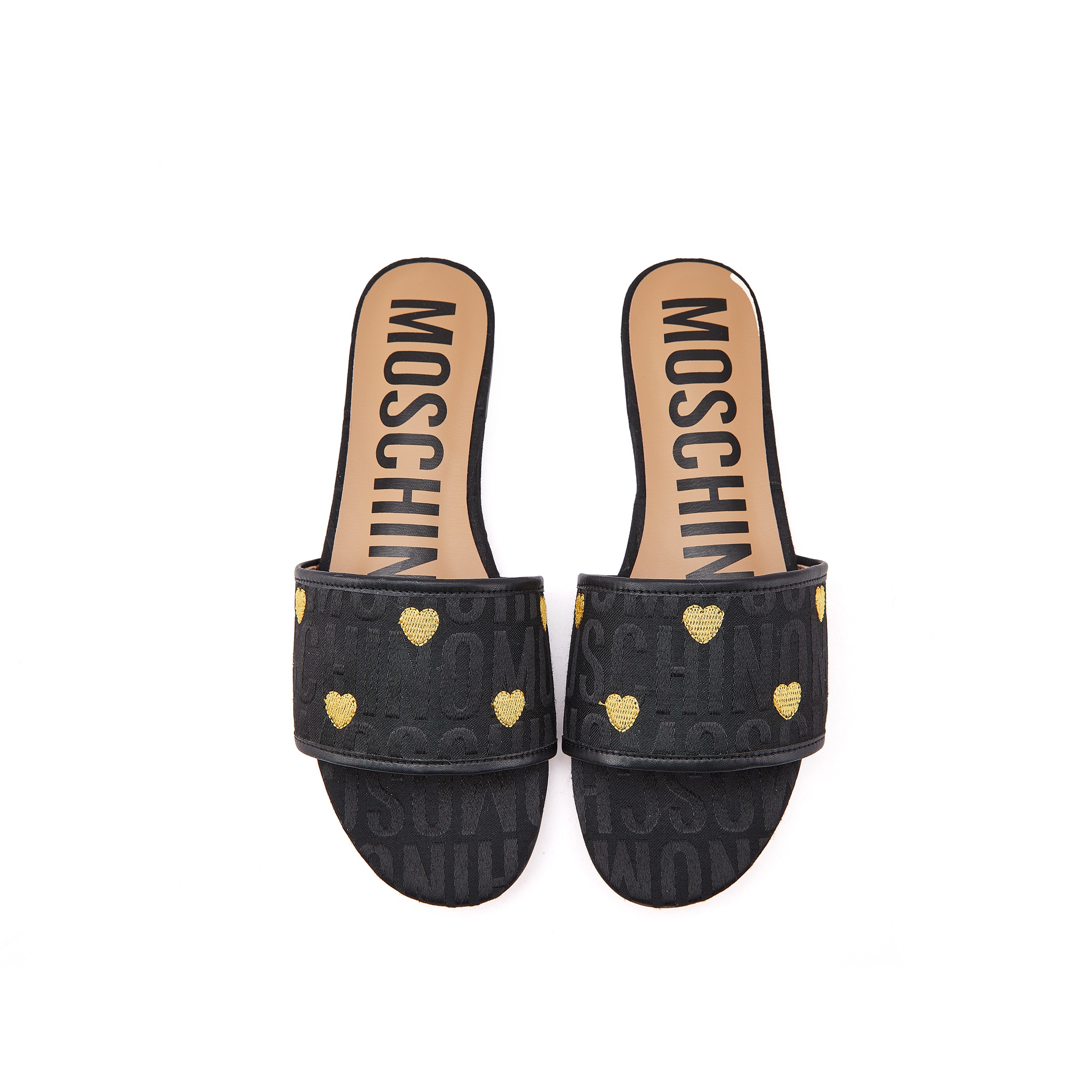NO:224710,18612-66 Moschino electric embroidery new model, size: 35-43, 44.45 No return and exchange, rubber sole, leather sole, slippers1986090918612-66 莫斯奇诺moschino电绣新款,码数: 35-43,44.45不退换,橡胶底,皮底不退换,拖鞋,slippers,Women's Shoes