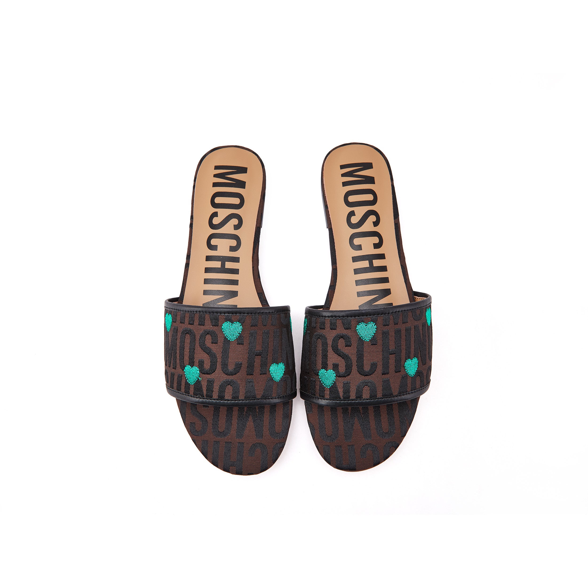 NO:224725,18612-66 Moschino electric embroidery new model, size: 35-43, 44.45 non-return and exchange, rubber sole, leather sole custom-made non-return and exchange, slippers, slippers1986090918612-66 莫斯奇诺moschino电绣新款,码数: 35-43,44.45不退换,橡胶底,皮底订做不退换,拖鞋,slippers,Women's Shoes