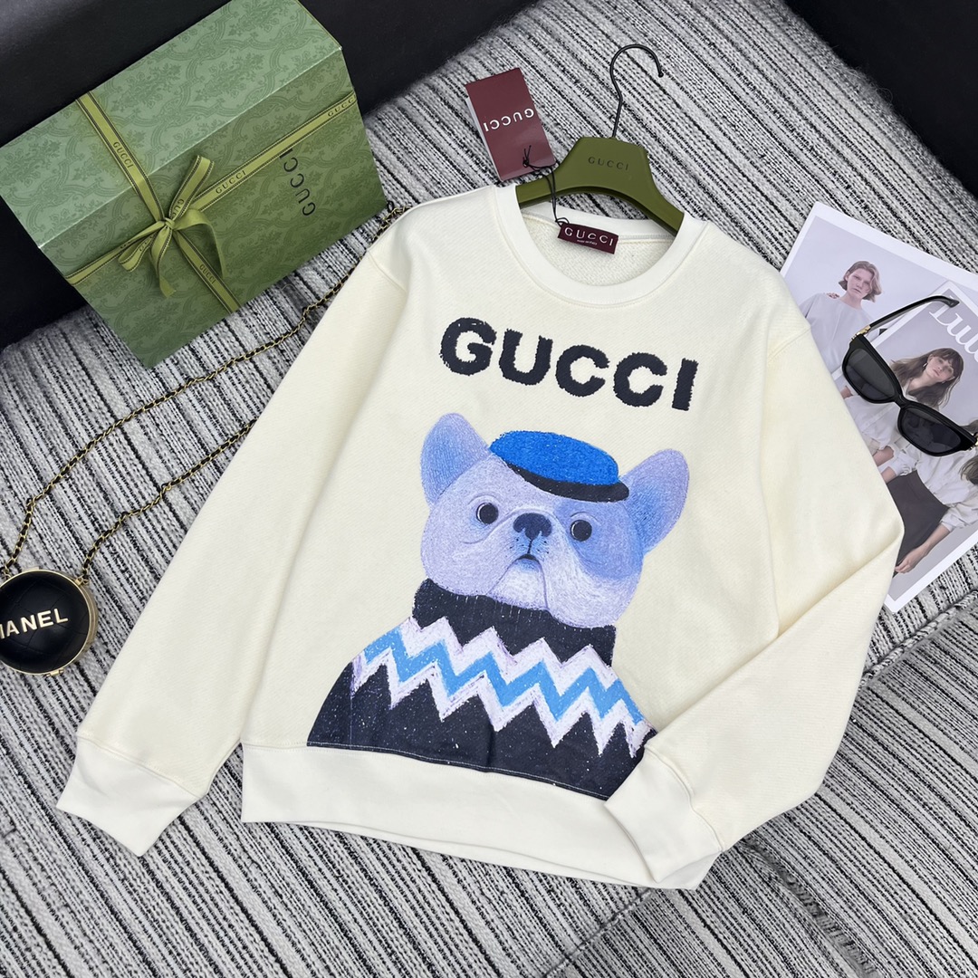 Gucci Kleding Sweatshirts Afdrukken Herfstcollectie