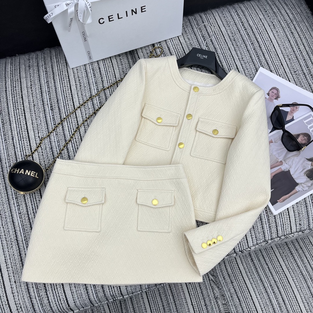 Celine Kleding Jas &Jassen Rok Herfstcollectie