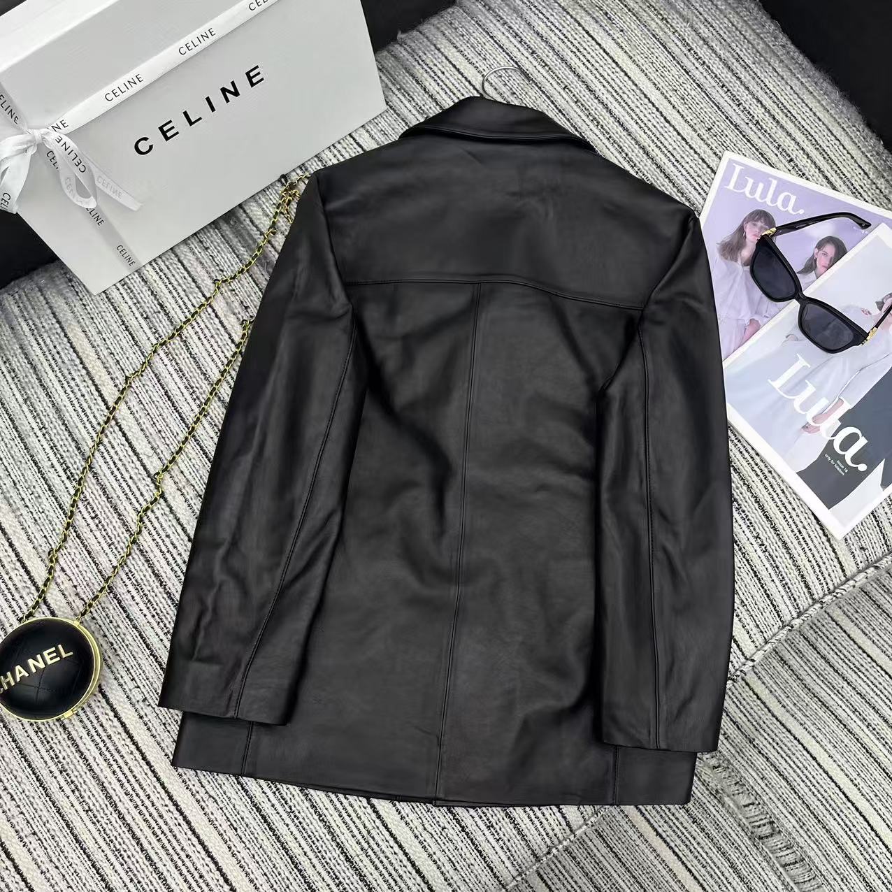 “Rag-Proof Dust-Proof Bag: 25-Year Early Fall Series for Lamb Coat with Big Button” - 图片 7