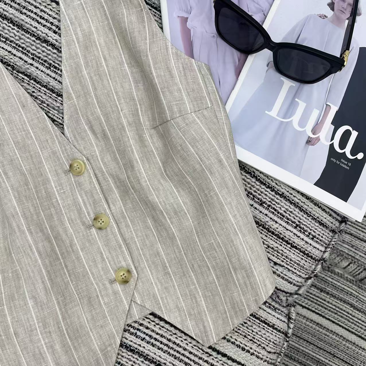 “Max* New Striped Female Suit Recommended for 25-Year Early Spring and Summer Series” - 图片 5