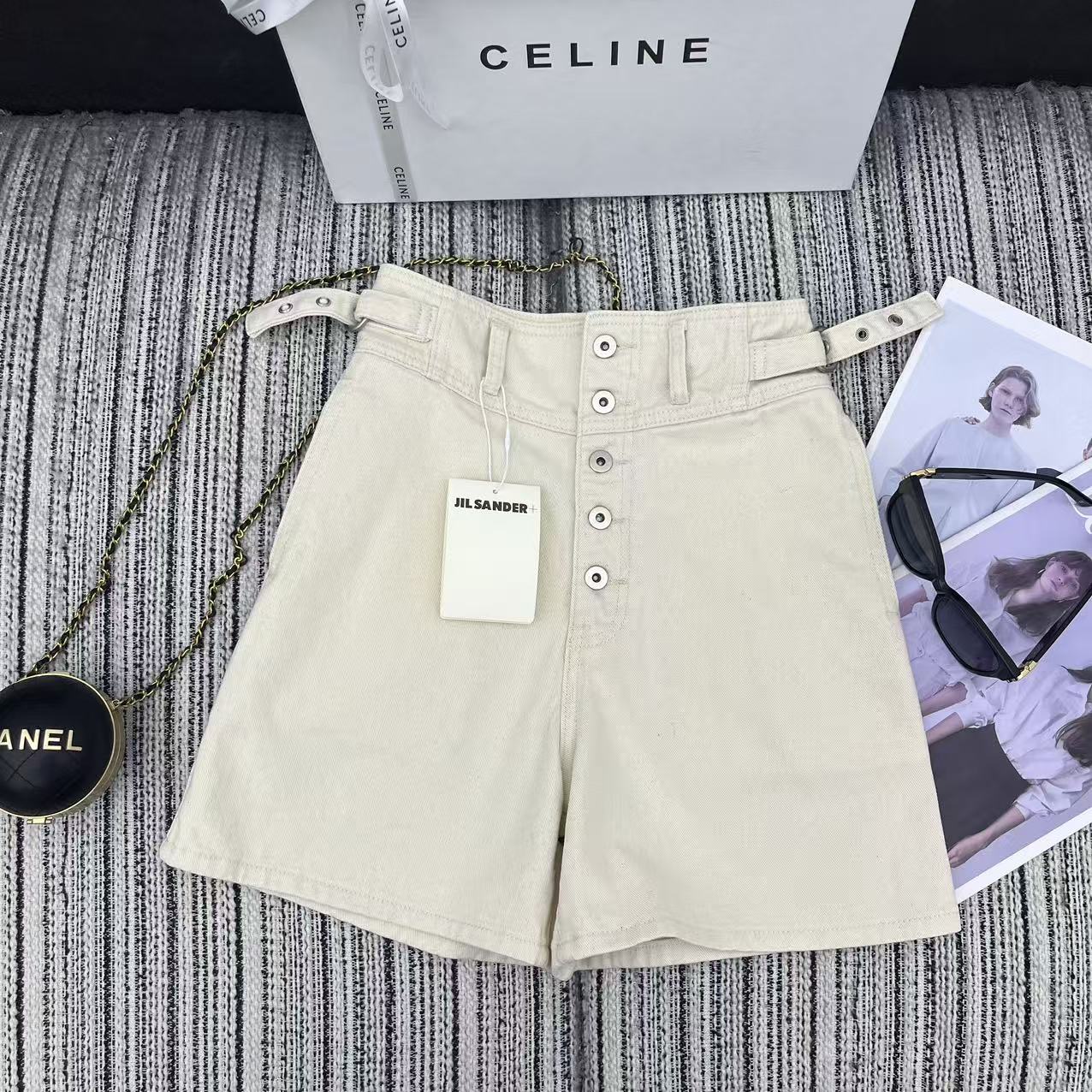 JIL* 25-Year-Old Spring-Summer Series: Strong Recommendation for P403 Female Suit & Letter-Printed Jeans - 图片 1