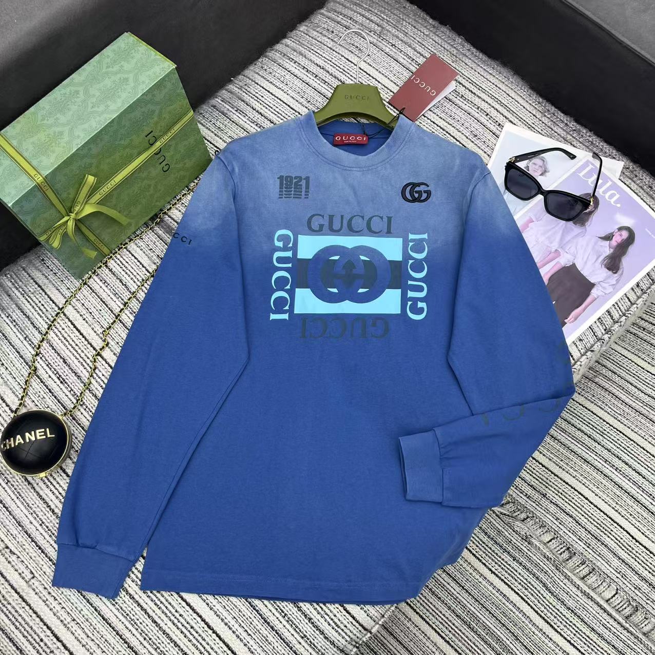 “High-Quality Women’s Suit with Gucci Recommendation: New Early Autumn Collection, Stylish Branding, Customizable Cotton, Air-Comfort” - 图片 1
