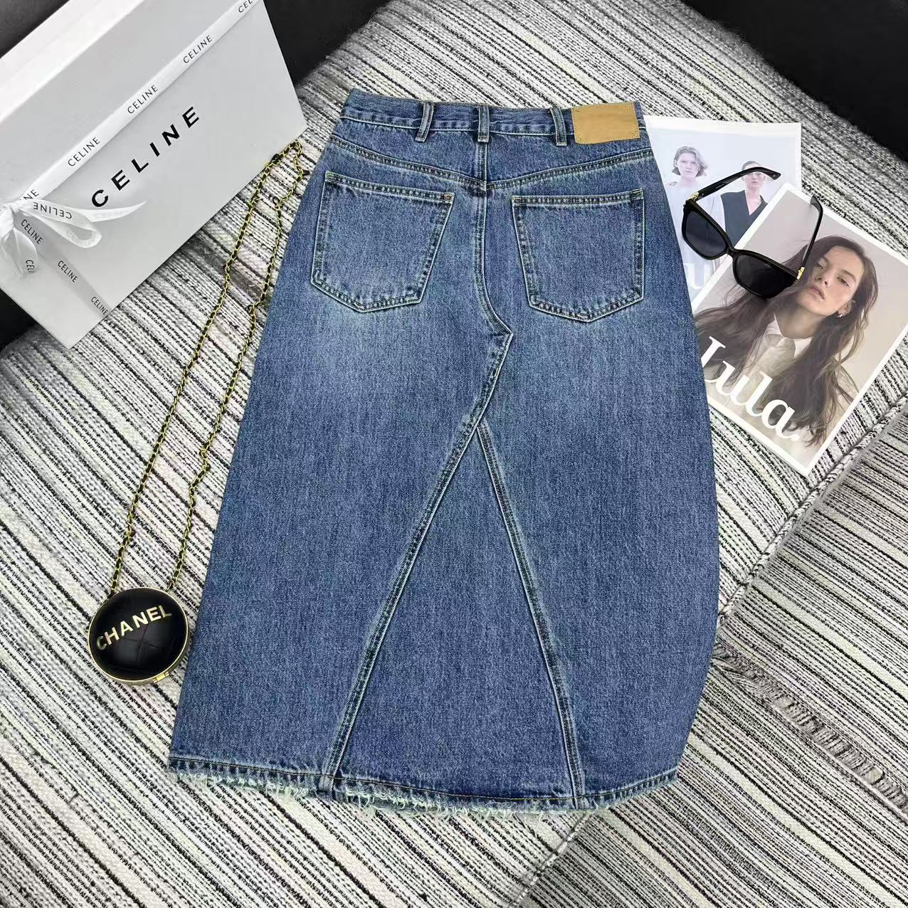 25-Year Spring-Summer Series: New Cowboy Half-Dress with Water Wash Color – Female Packaging Recommendation - 图片 7