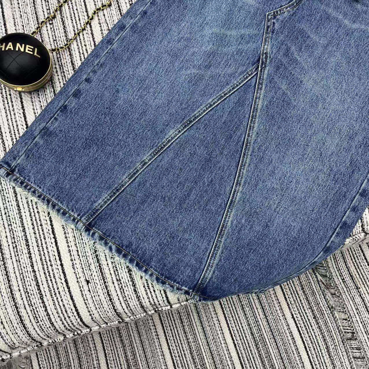 25-Year Spring-Summer Series: New Cowboy Half-Dress with Water Wash Color – Female Packaging Recommendation - 图片 2