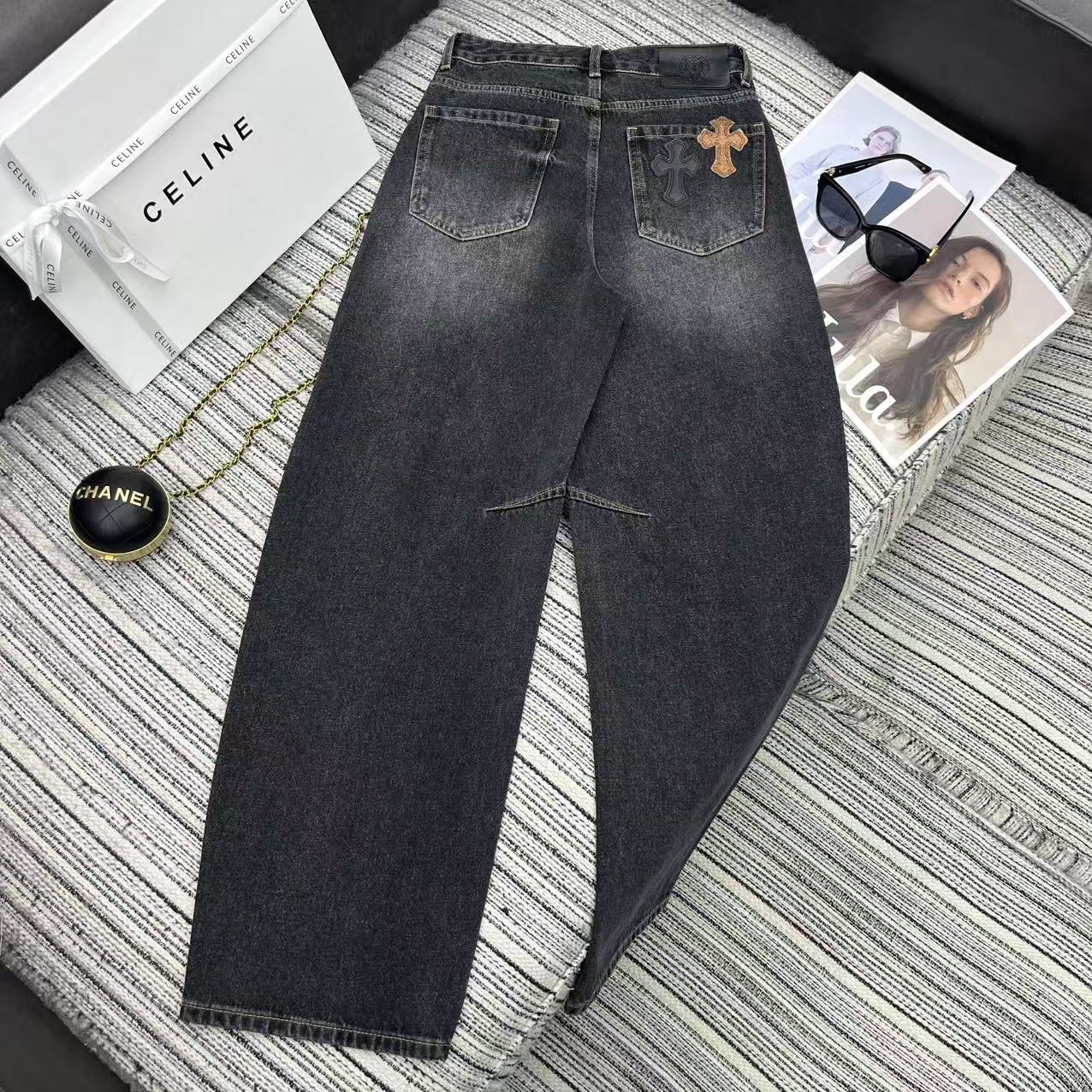 “25-Year-Old Early Autumn Series: Crow’s New Hot Colored Cross-Skinned Design for Jeans” - 图片 7