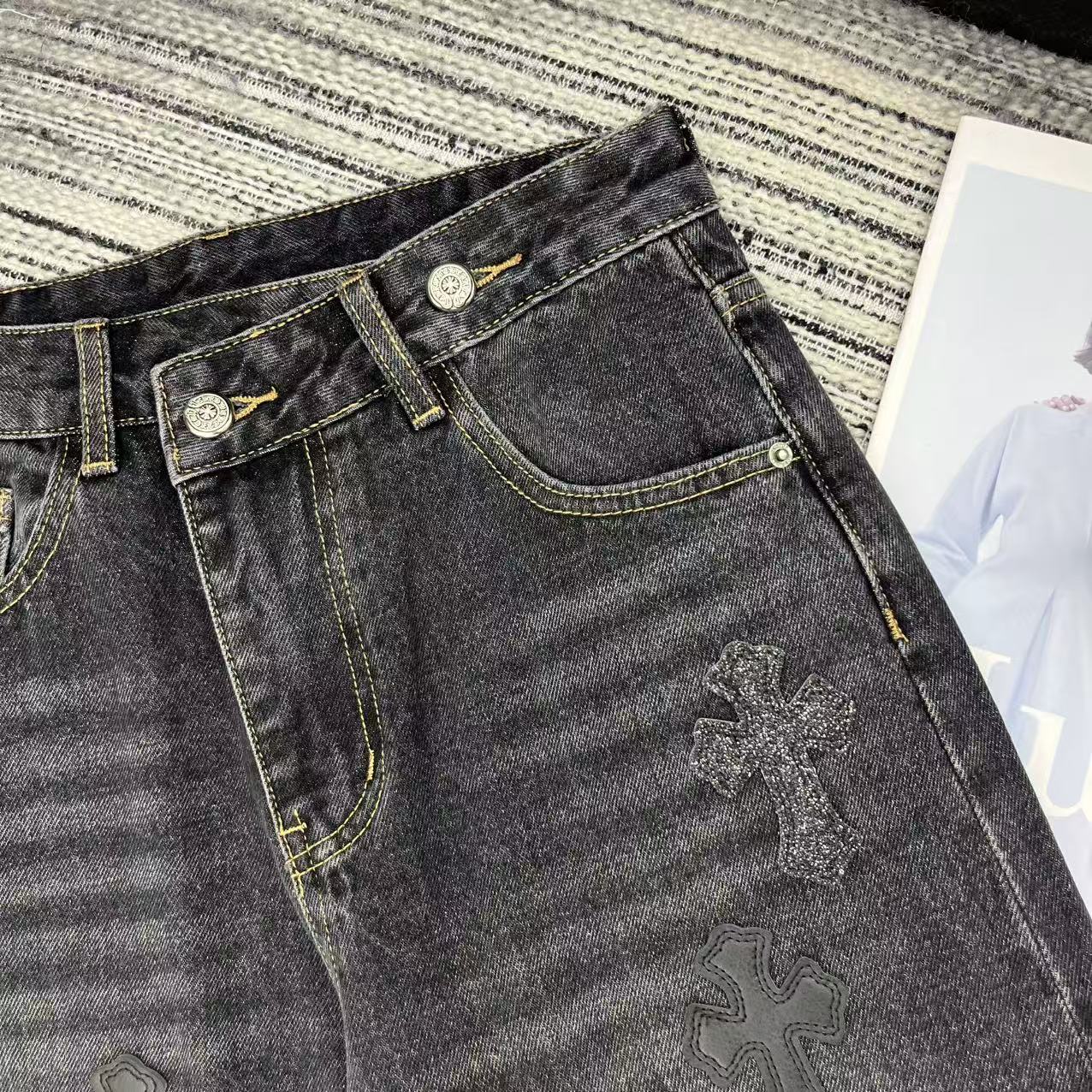 “25-Year-Old Early Autumn Series: Crow’s New Hot Colored Cross-Skinned Design for Jeans” - 图片 4