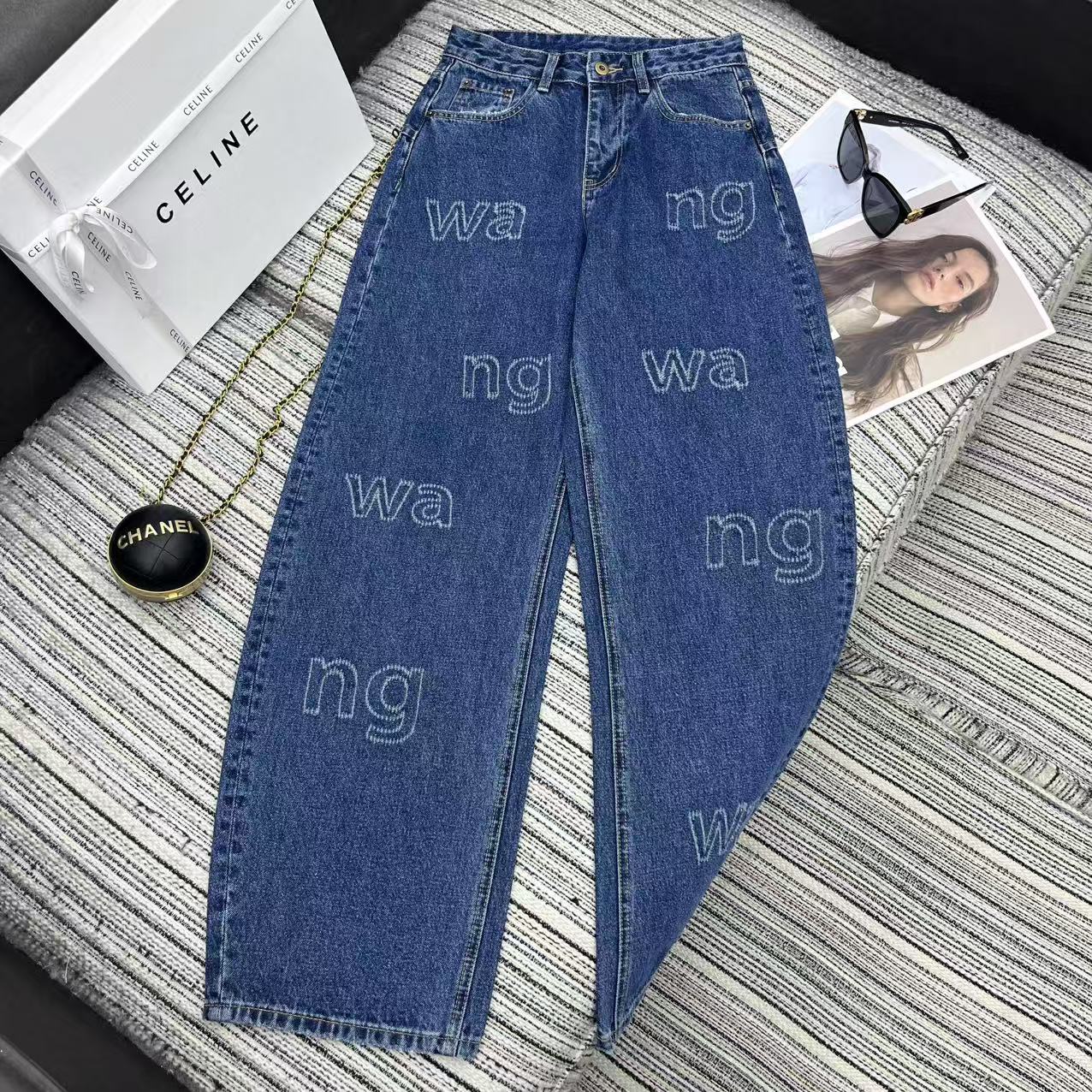 “25-Year-Autumn Series: Ale* New Machete Jeans with Water Wash – Original Squeaky Girl Package Recommendation” - 图片 1