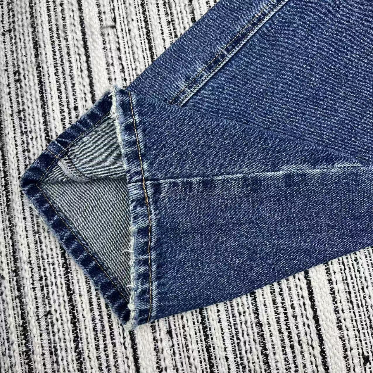“Hard-Core Female Suit: 25-Year Autumn Series Ale* New Letter Machete Jeans SML” - 图片 6