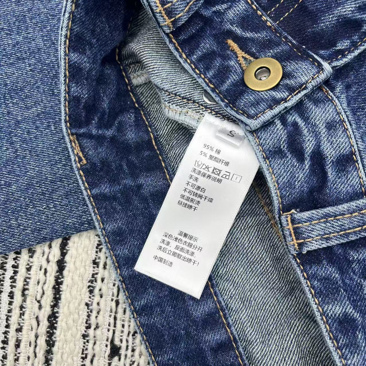 “Hard-Core Female Suit: 25-Year Autumn Series Ale* New Letter Machete Jeans SML” - 图片 9