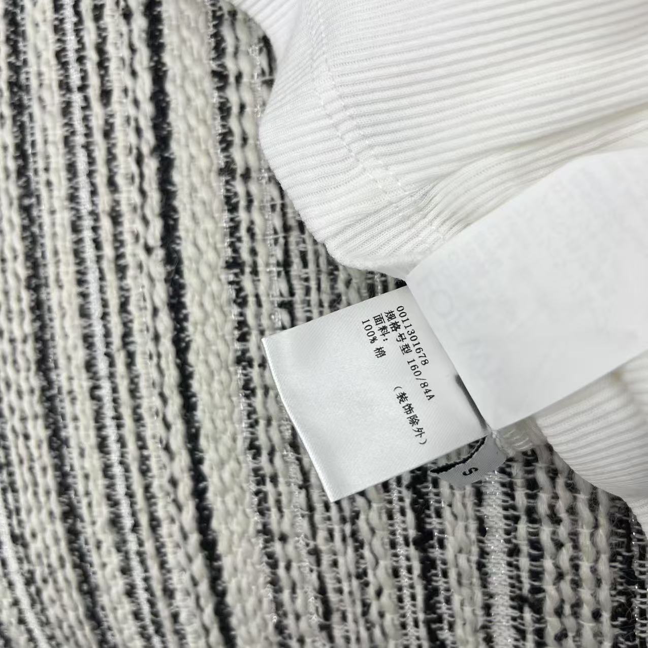 “High-Quality Female Suit with Metal Decoration Tweed Vest for Loew* 25Fw Morning and Autumn | S/M/L Sizes Available” - 图片 9