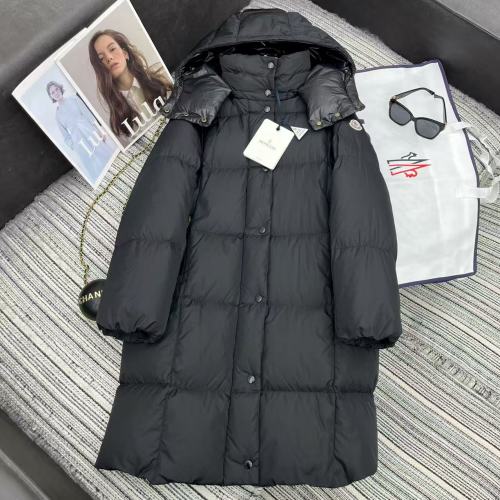 Moncler Women's Hooded Mid-Length Down Puffer Coat - Warm and Stylish 3 Moncler Women's Hooded Mid-Length Down Puffer Coat - Warm and Stylish