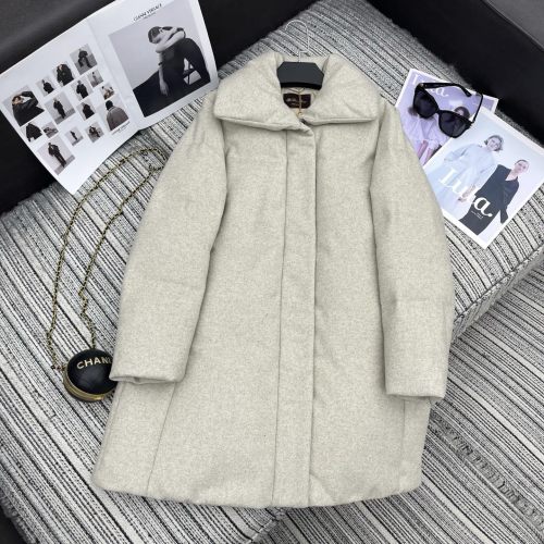 Elegant Wool Blend Down Coat Women's Winter Warm Mid-Length Overcoat 9 Elegant Wool Blend Down Coat Women's Winter Warm Mid-Length Overcoat