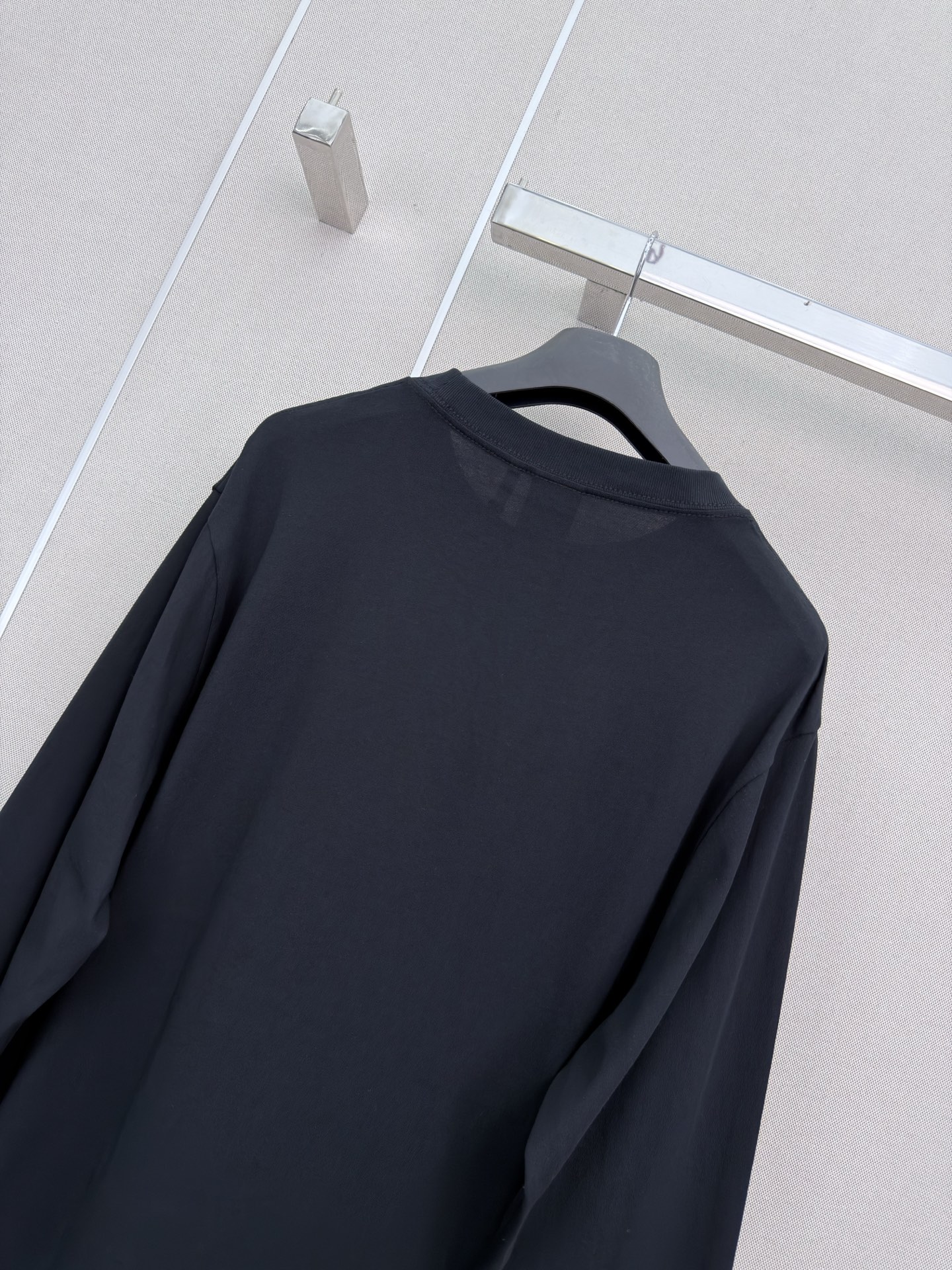 Dior Black Logo Long Sleeve T-Shirt