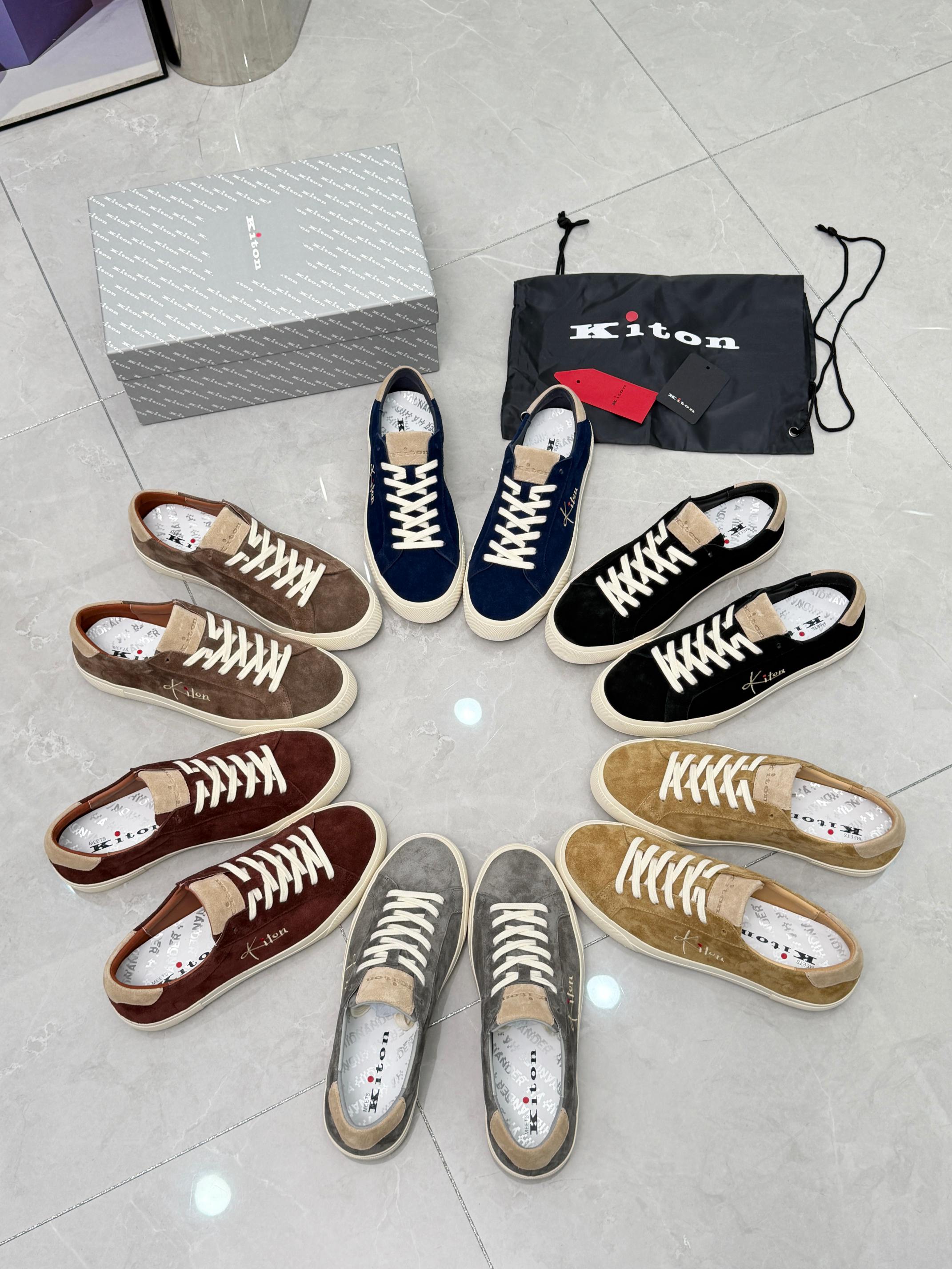 NO:832808,Kiton lace-up old money style casual men's sports calf velvet fabric, water-dyed sweat-absorbent and breathable cow lining, original one-to-one rubber non-slip outsole Size number: 39-46,19860909Kiton系带款老钱风休闲男运 小牛绒面料,水染吸汗透气牛里 原版一比一橡胶防滑大底 码数:39-46,,Men's shoes