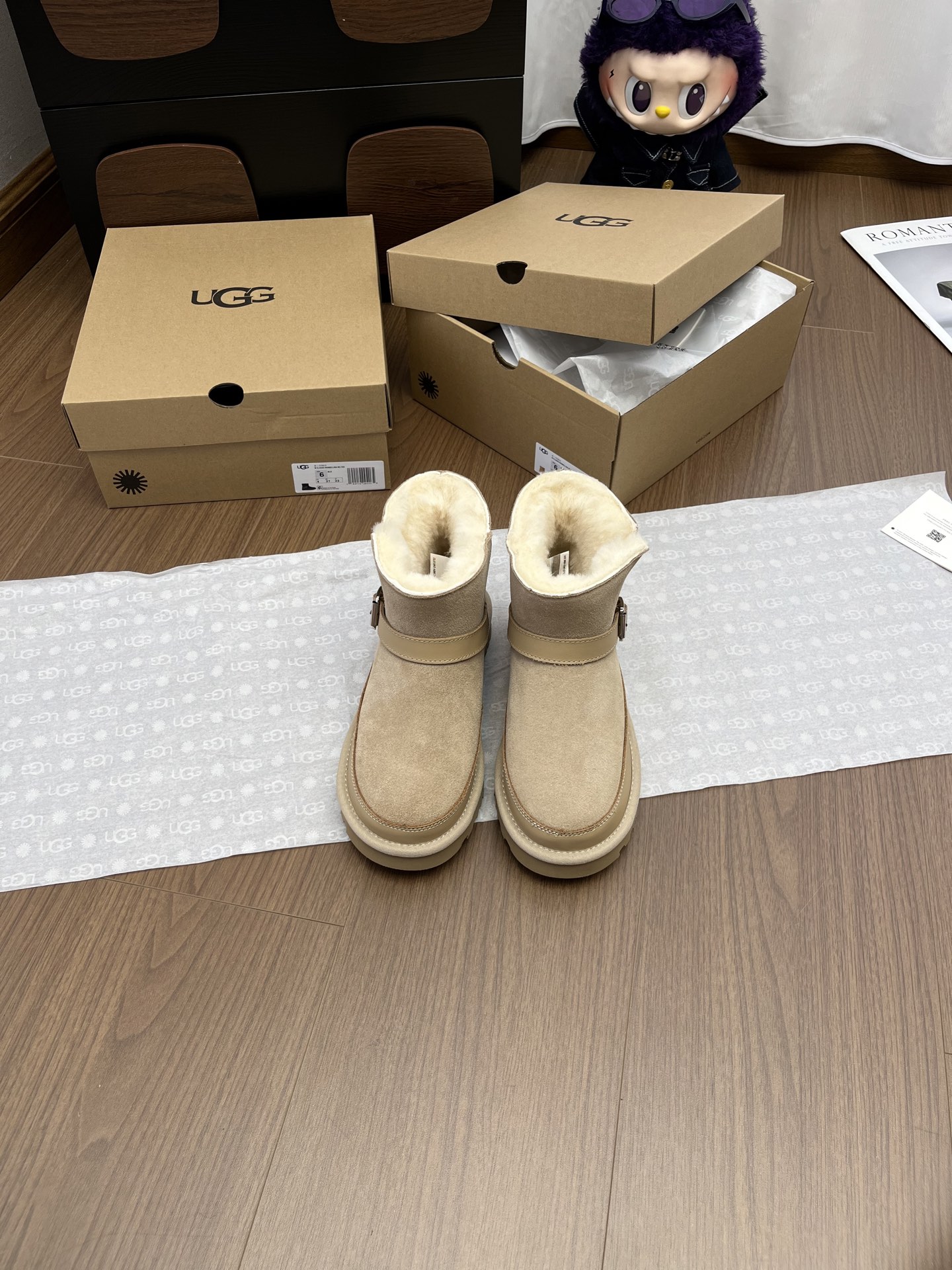 NO:615176,——Sand color, snow boots, boots19860909——沙色,雪地靴,boots,Women's Shoes