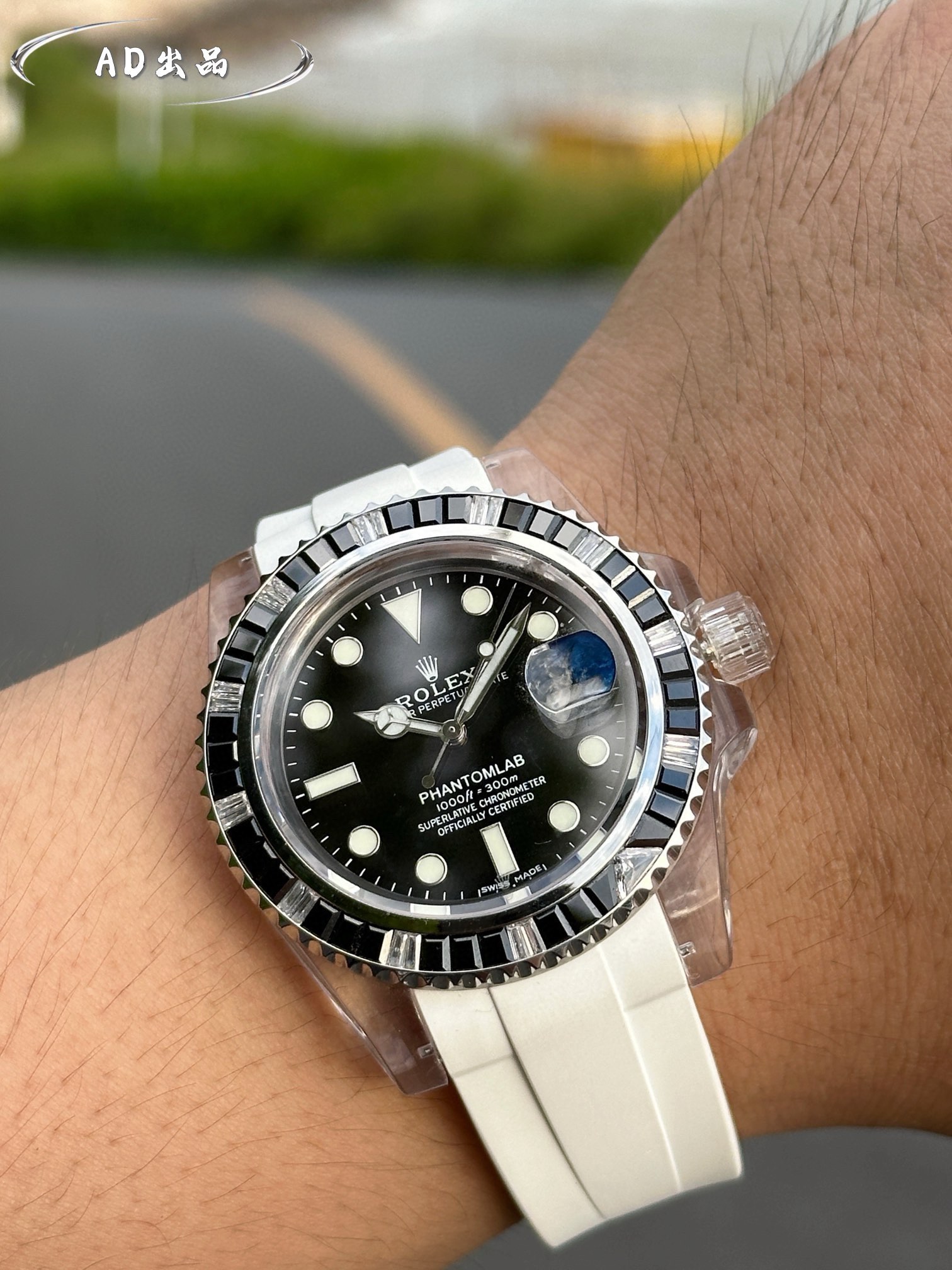 NO:156962,Rolex Hantomlab modified the imported crystal 