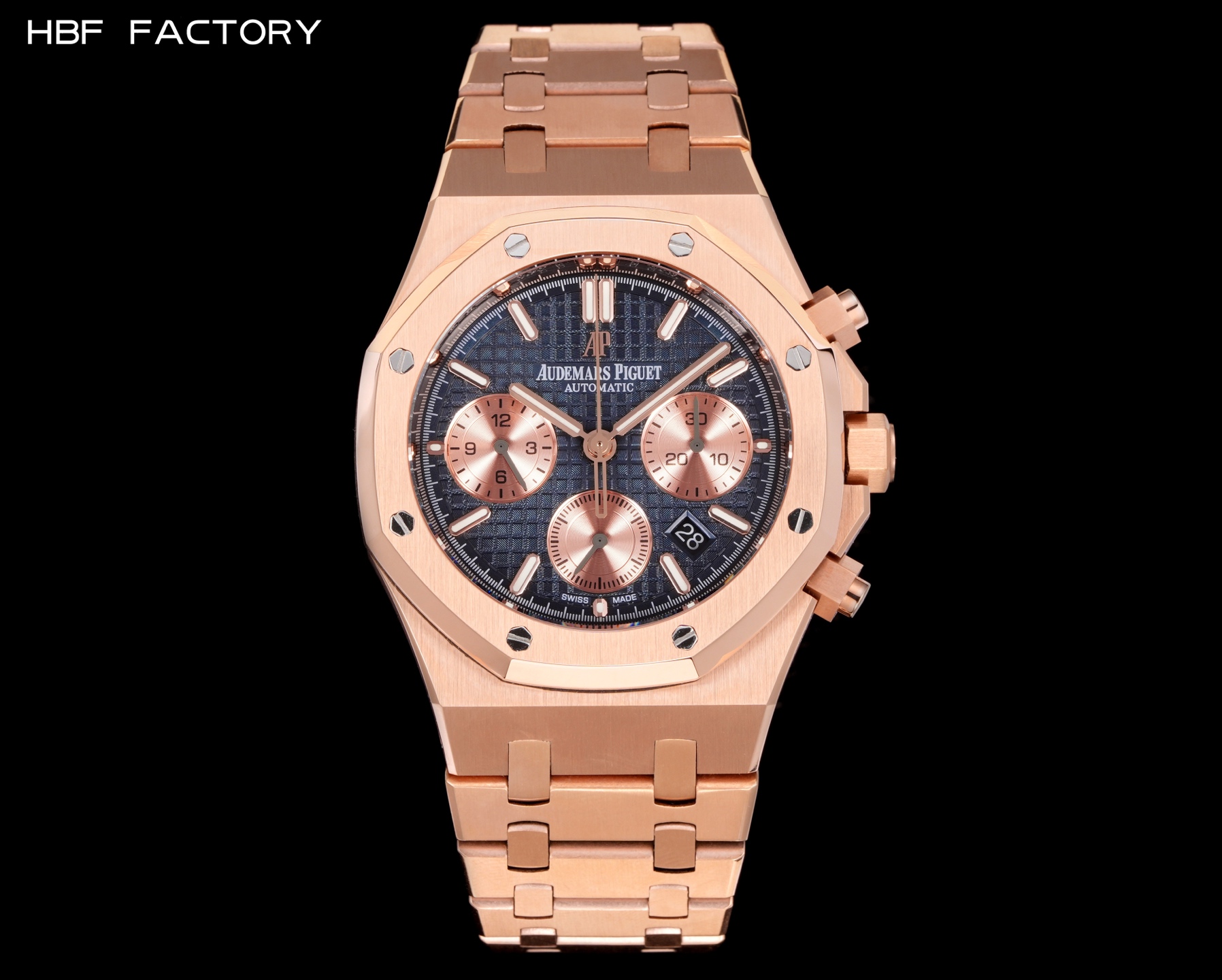 NO:339411,White Steel, Jin Steel, Clip HBF Factory Audemars Piguet-Australia Piguet V2 version upgraded internal shadow is consistent with the genuine product [Polished internal shadow] The time scale is more three-dimensional. The highest version in the market, the original model is opened, eliminates fake at a glance. Audemars Piguet Royal Oak Series 26331ST.OO.1220ST.01 Chronograph!  1 It adopts a 7750 chronograph movement that is the same as the genuine product (6-character small seconds)!  The 2316L stainless steel case shows a unique and delicate temperament after being brushed and partially polished and polished!  3. The authentic inner shadow is upgraded and the same product [polished inner shadow] is more three-dimensional when looking at the time scale (comparable to non-market Lasha version) 4 classic sizes 41mm dial, 13.8mm thickness, full of strength!  5 Super luminous display, you can read time in any environment!  One to one original reproduction, masterpiece of craftsmanship, instantly sold out the ordinary version of the market, welcome to taste it!  ,,audemars19860909白钢 ,金钢 ,夹版 HBF Factory Audemars Piguet-爱彼  V2 版本升级内影跟正品一致【抛光内影】看时间刻度更加立体 市场最高版本 ,原版开模,杜绝一眼假 爱彼皇家橡树系列26331ST.OO.1220ST.01 计时码表！ 1采用同正品一致（6字位小秒）7750计时机芯！ 2316L精钢表壳,通过拉丝和部分抛光打磨处理之后,展现出精致而硬气的独特气质！ 3内影升级正品一致【抛光内影】看时间刻度更加立体（非市场拉沙版本可比） 4典经尺寸 41mm表盘,13.8mm 厚度,劲道十足！ 5超强夜光显示,可以在任何环境下读取时间！一比一原版复刻,匠心力作 ,秒杀市场普通版本,欢迎各位表友品鉴！,,audemars,Watch