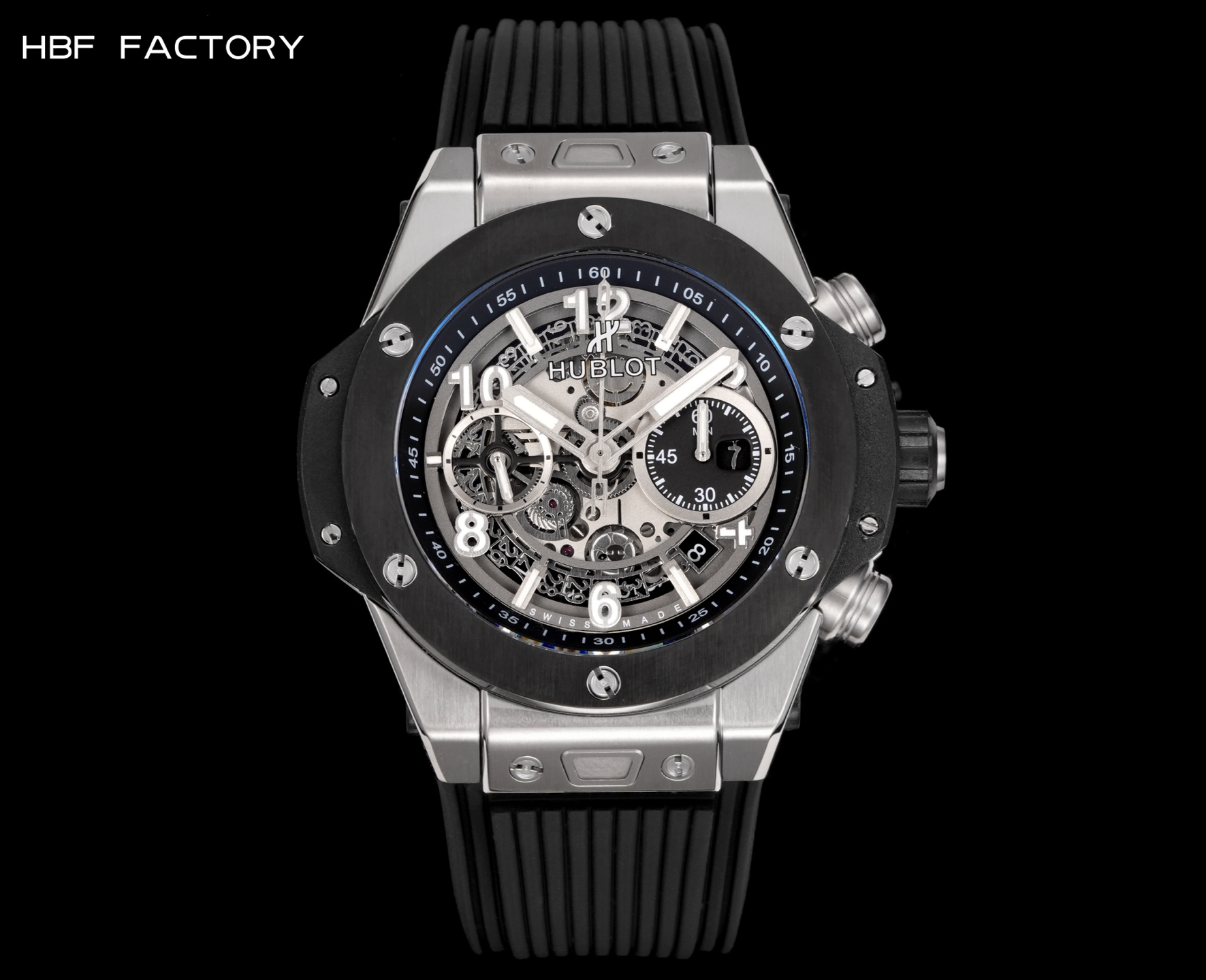 “Hublot Big Bang V2 Edition 316L Steel Material Timesheet Design with HUB 1242 Movement Retrofitting”