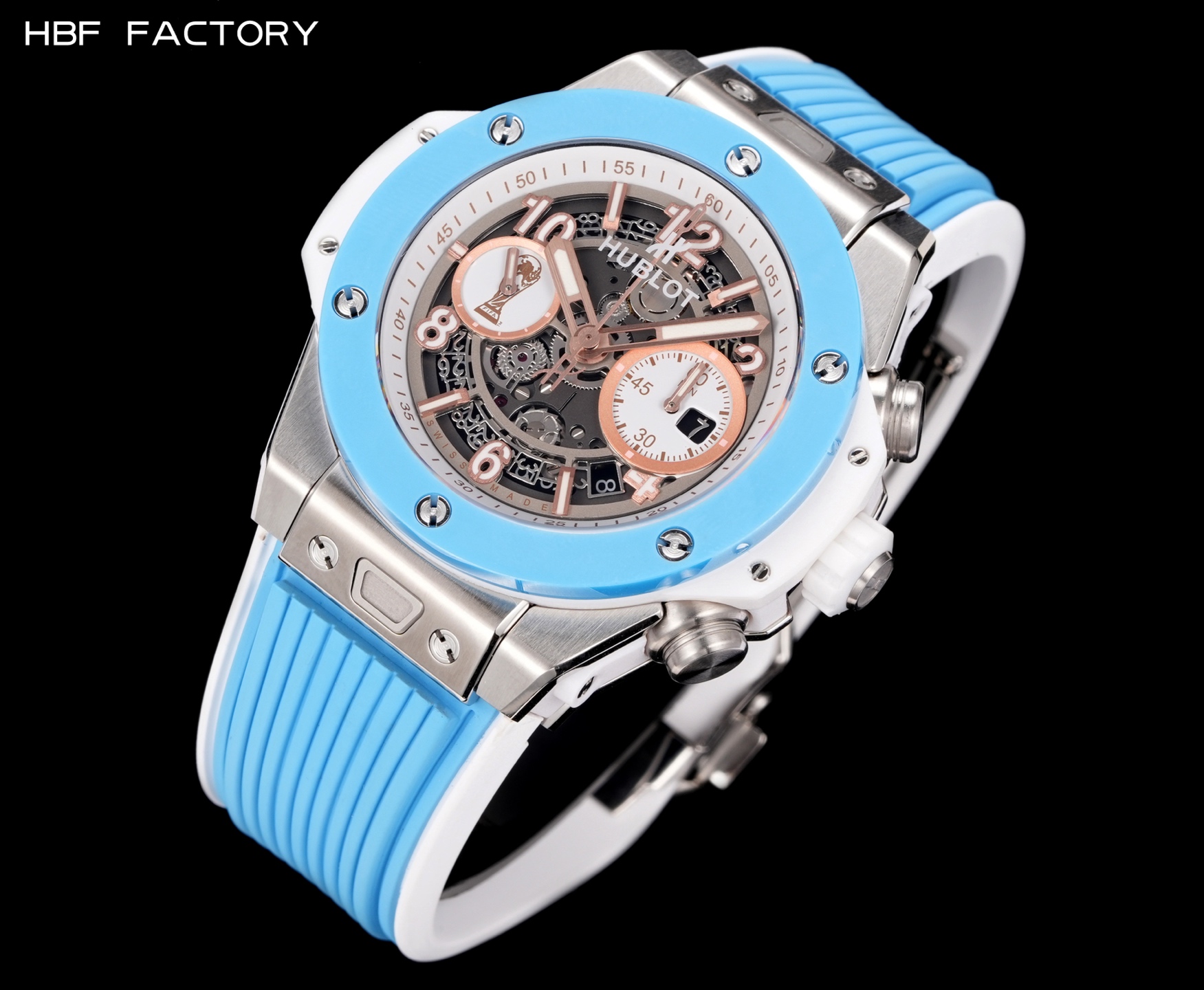 “Hublot Big Bang 3795HBF V2 Edition: Courageous Design with Modified HUB 1242 Movement and Natural Rubber Bands” - 图片 3