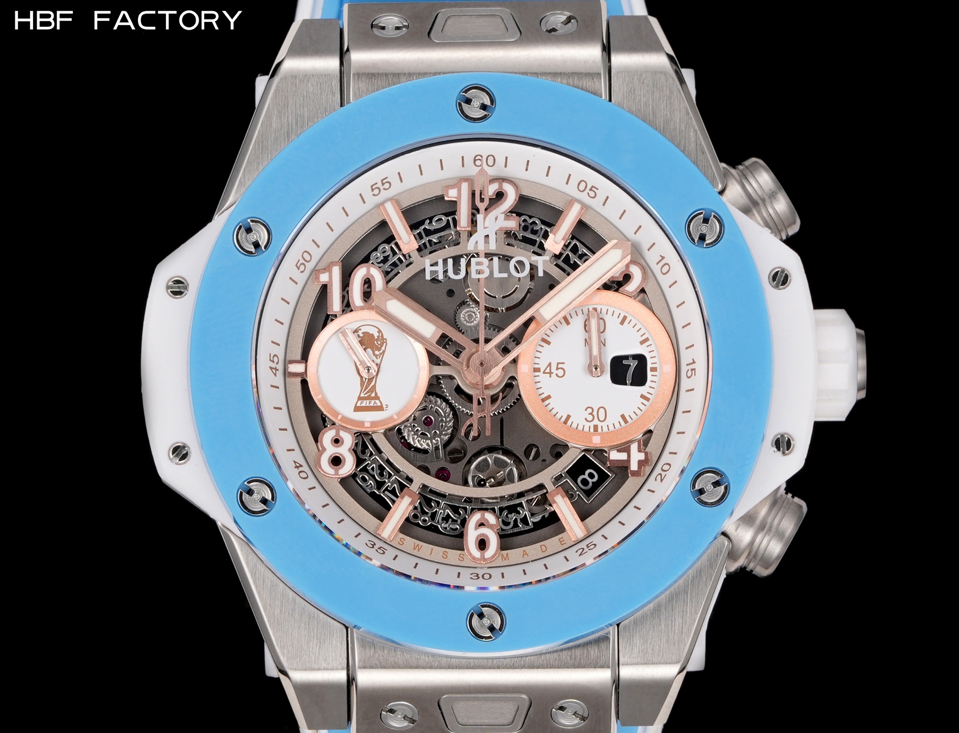 “Hublot Big Bang 3795HBF V2 Edition: Courageous Design with Modified HUB 1242 Movement and Natural Rubber Bands” - 图片 2
