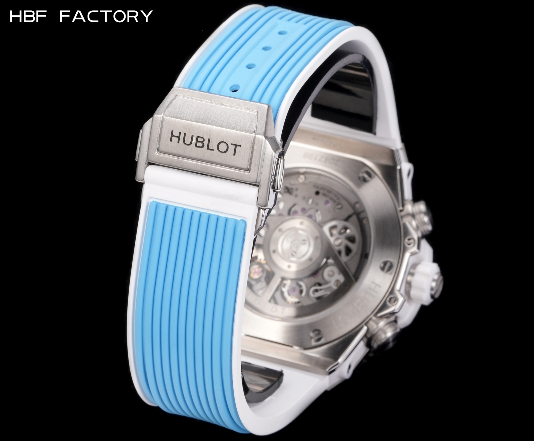 “Hublot Big Bang 3795HBF V2 Edition: Courageous Design with Modified HUB 1242 Movement and Natural Rubber Bands” - 图片 9