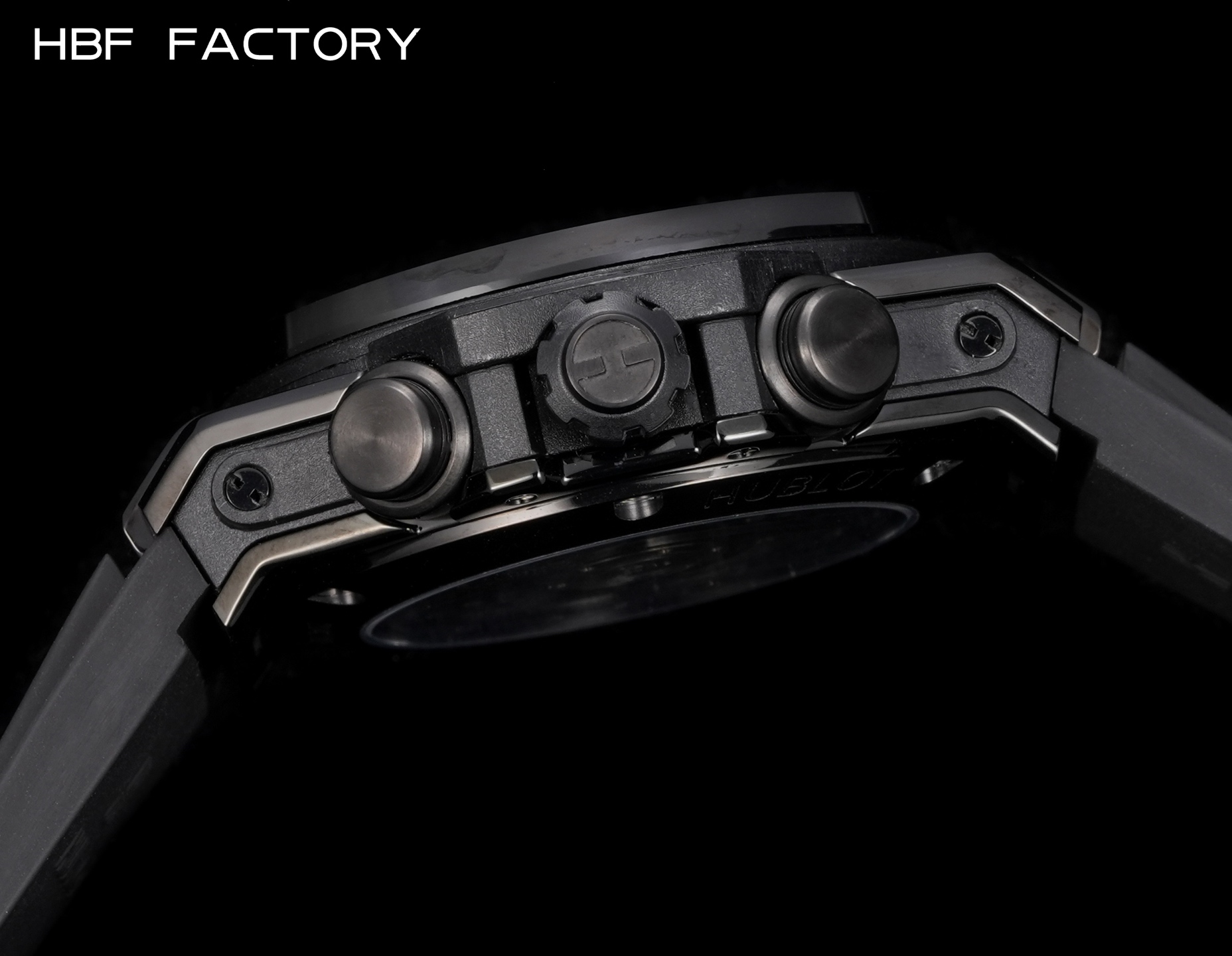 1650💰HBF FACTORY V2版 宇舶(恒宝)HUBLOT ——英勇无畏,拳拳出击,简称“HUB”“恒宝”,BigBang大爆炸元素材料计时码表v2版❶表壳采用进口316精钢材料 设计感爆炸❷搭载7750改“HUB1242”自动机芯 计时瞬启与一键飞返 完美还原原装功能 二次增重自动摆坨 达到更稳定的走时和超低返修率❸表带采用天然橡树橡胶表带 超强防水 柔软舒适❹表镜采用天然蓝宝石玻璃 耐磨耐刮 通透零瑕疵 作为一个年轻的品牌 宇舶以张扬的个性和独特的设计在高端制造下重抹一笔青春活力 将与大家一同感受年轻的自由!!!