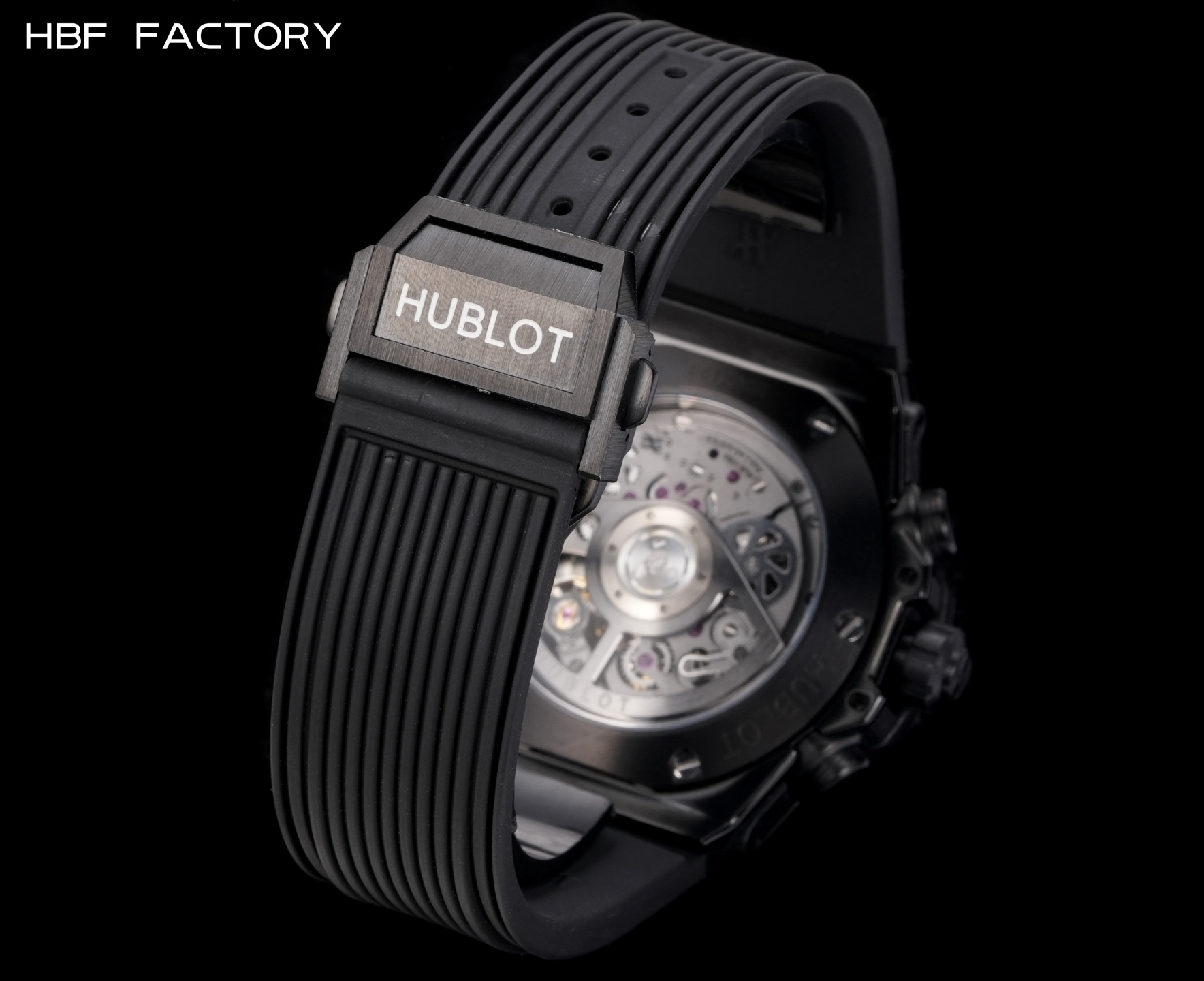 1650💰HBF FACTORY V2版 宇舶(恒宝)HUBLOT ——英勇无畏,拳拳出击,简称“HUB”“恒宝”,BigBang大爆炸元素材料计时码表v2版❶表壳采用进口316精钢材料 设计感爆炸❷搭载7750改“HUB1242”自动机芯 计时瞬启与一键飞返 完美还原原装功能 二次增重自动摆坨 达到更稳定的走时和超低返修率❸表带采用天然橡树橡胶表带 超强防水 柔软舒适❹表镜采用天然蓝宝石玻璃 耐磨耐刮 通透零瑕疵 作为一个年轻的品牌 宇舶以张扬的个性和独特的设计在高端制造下重抹一笔青春活力 将与大家一同感受年轻的自由!!!