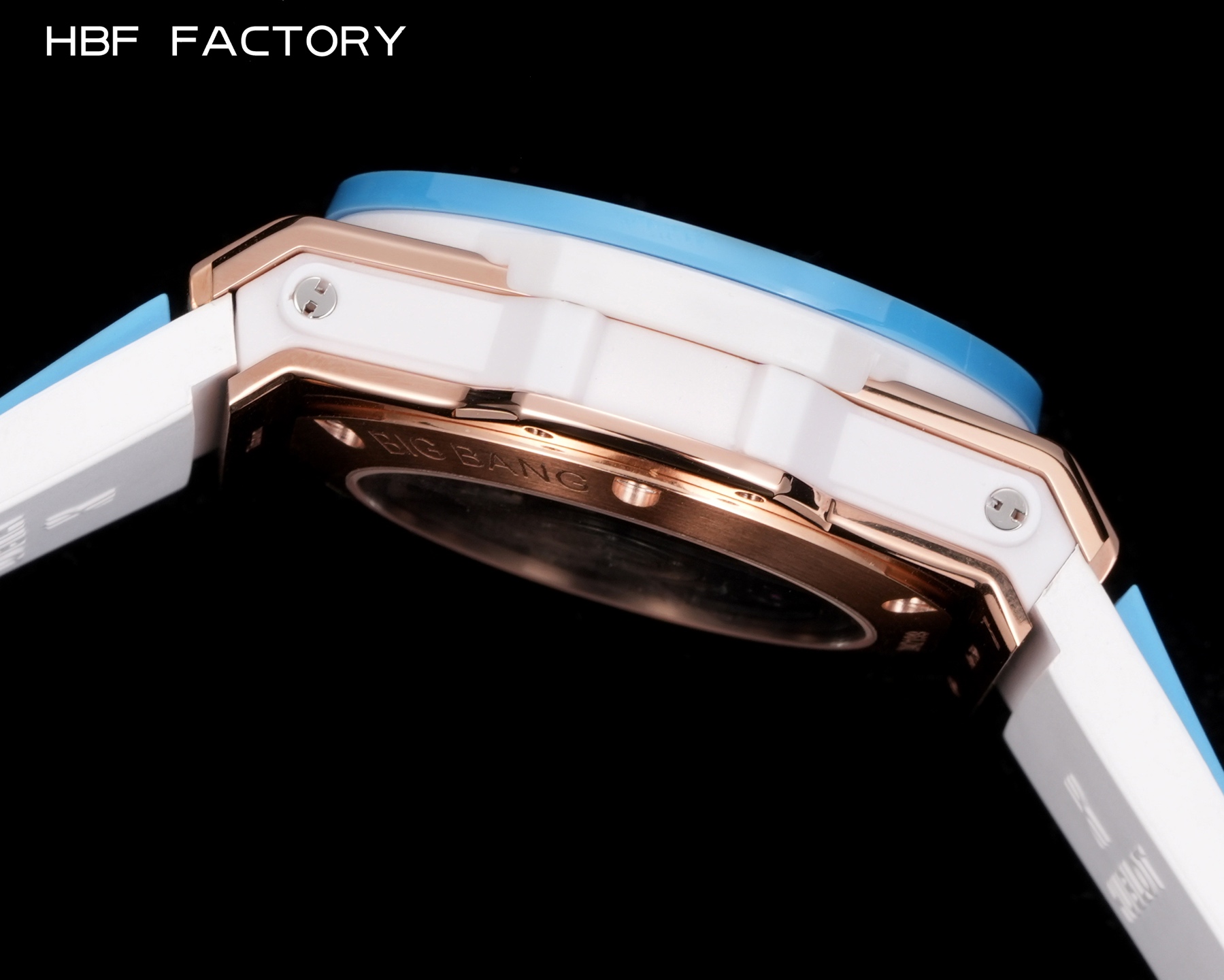 1650💰HBF  FACTORY  V2版 宇舶(恒宝)HUBLOT ——英勇无畏，拳拳出击，简称“HUB”“恒宝”，BigBang大爆炸元素材料计时码表v2版❶表壳采用进口316精钢材料 设计感爆炸❷搭载7750改“HUB1242”自动机芯 计时瞬启与一键飞返 完美还原原装功能 二次增重自动摆坨 达到更稳定的走时和超低返修率❸表带采用天然橡树橡胶表带 超强防水 柔软舒适❹表镜采用天然蓝宝石玻璃 耐磨耐刮 通透零瑕疵          作为一个年轻的品牌 宇舶以张扬的个性和独特的设计在高端制造下重抹一笔青春活力 将与大家一同感受年轻的自由！！！