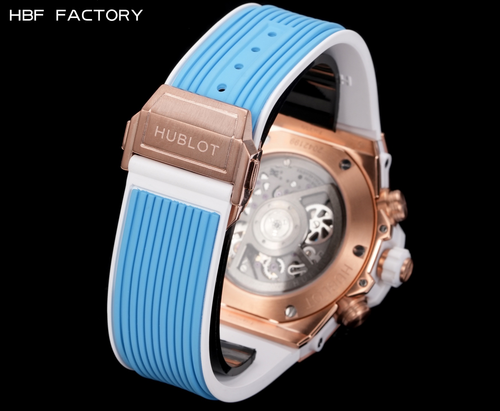 1650💰HBF  FACTORY  V2版 宇舶(恒宝)HUBLOT ——英勇无畏，拳拳出击，简称“HUB”“恒宝”，BigBang大爆炸元素材料计时码表v2版❶表壳采用进口316精钢材料 设计感爆炸❷搭载7750改“HUB1242”自动机芯 计时瞬启与一键飞返 完美还原原装功能 二次增重自动摆坨 达到更稳定的走时和超低返修率❸表带采用天然橡树橡胶表带 超强防水 柔软舒适❹表镜采用天然蓝宝石玻璃 耐磨耐刮 通透零瑕疵          作为一个年轻的品牌 宇舶以张扬的个性和独特的设计在高端制造下重抹一笔青春活力 将与大家一同感受年轻的自由！！！