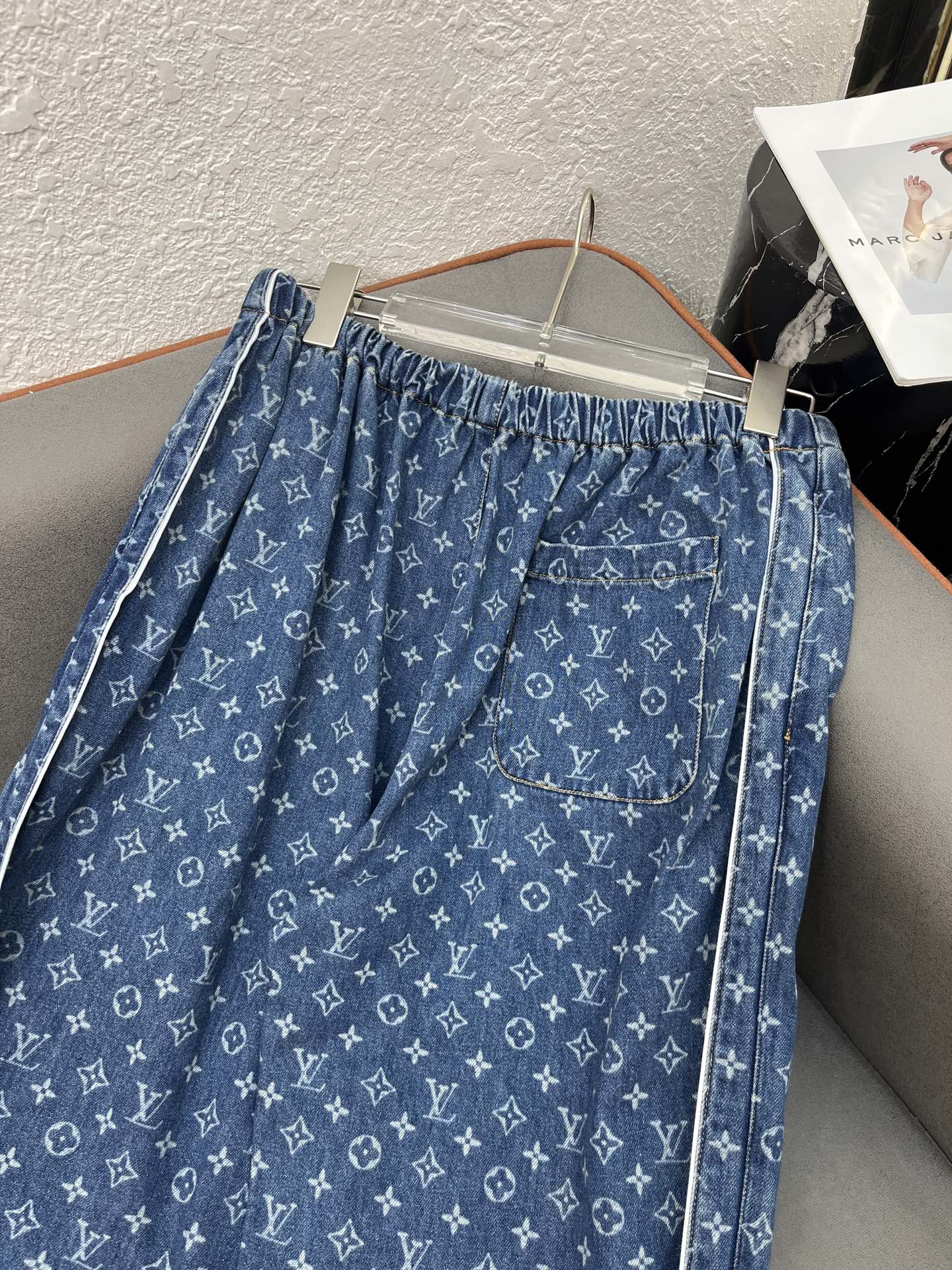 Louis Vuitton Monogram Jacquard Denim Pants - Elegant & Comfortable 6 i1751211733223 3146 0 4