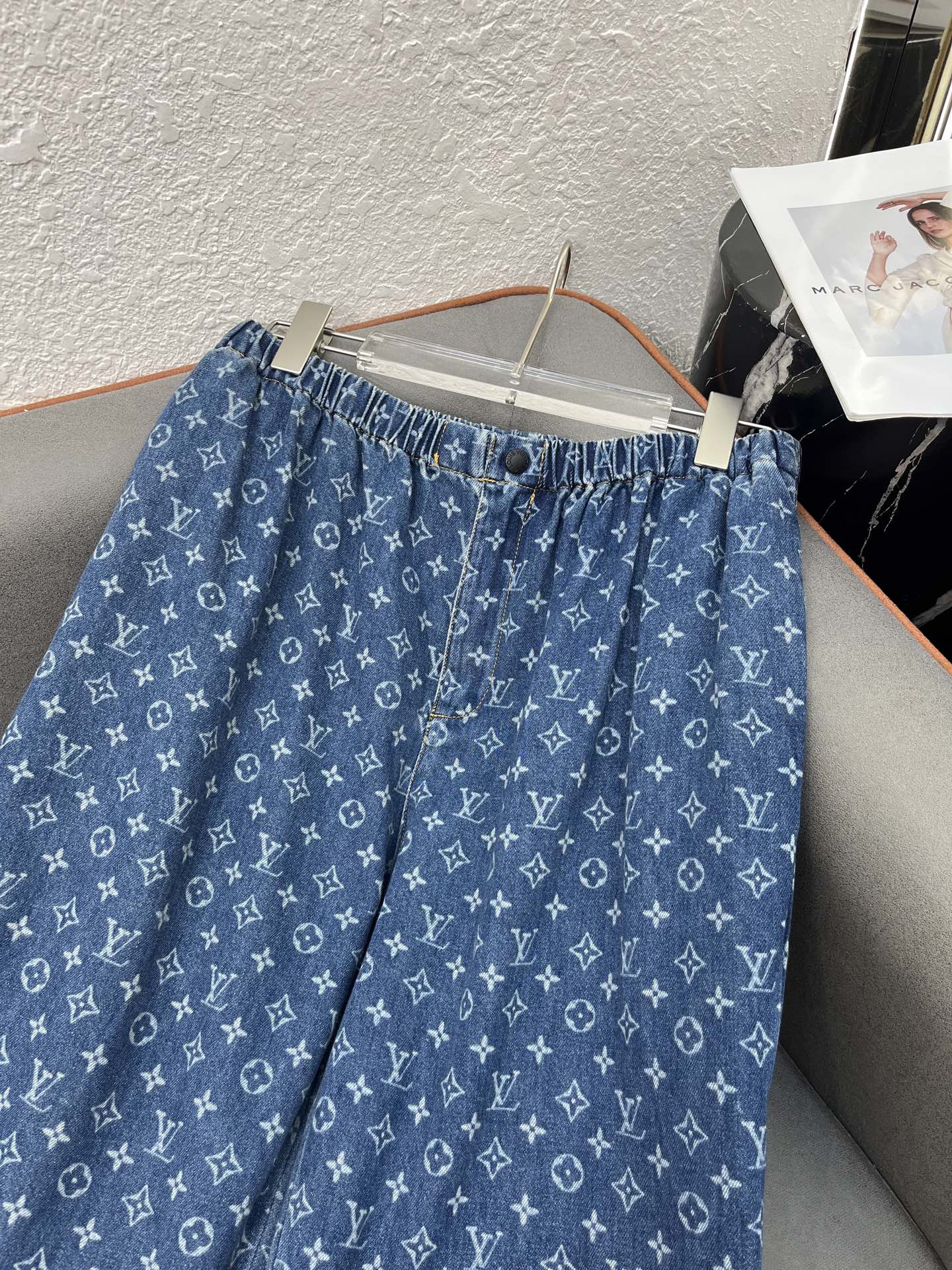 Louis Vuitton Monogram Jacquard Denim Pants - Elegant & Comfortable 3 i1751211734445 2776 0 1