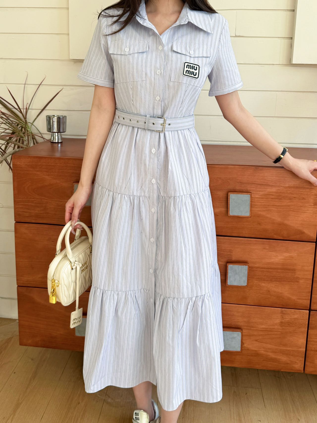 NO:742363,Model upper body picture, Miu Miu-clothing,19860909模特上身图,缪缪-服装,,Women's clothing