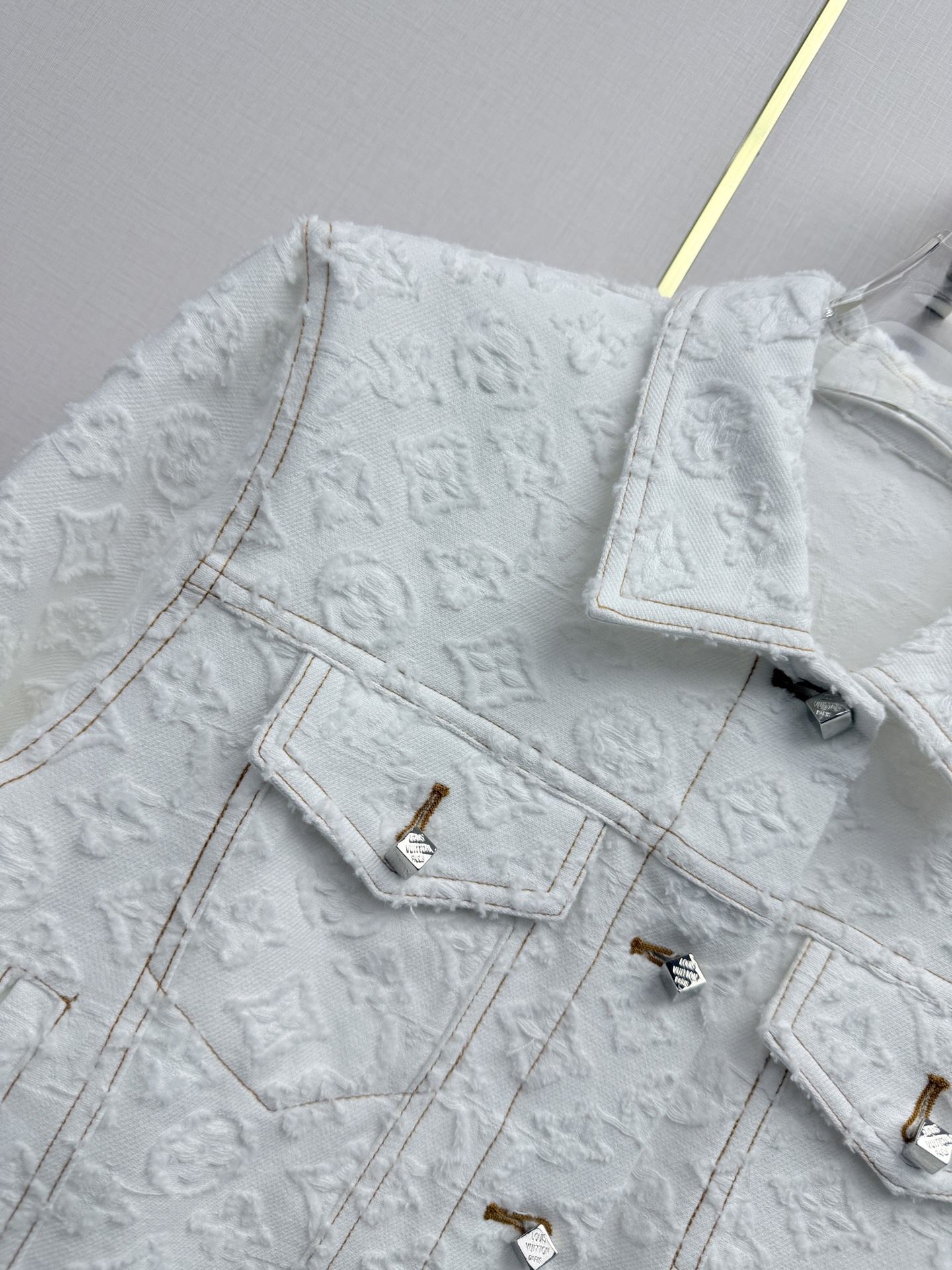 louis vuitton monogram jacquard denim jacket