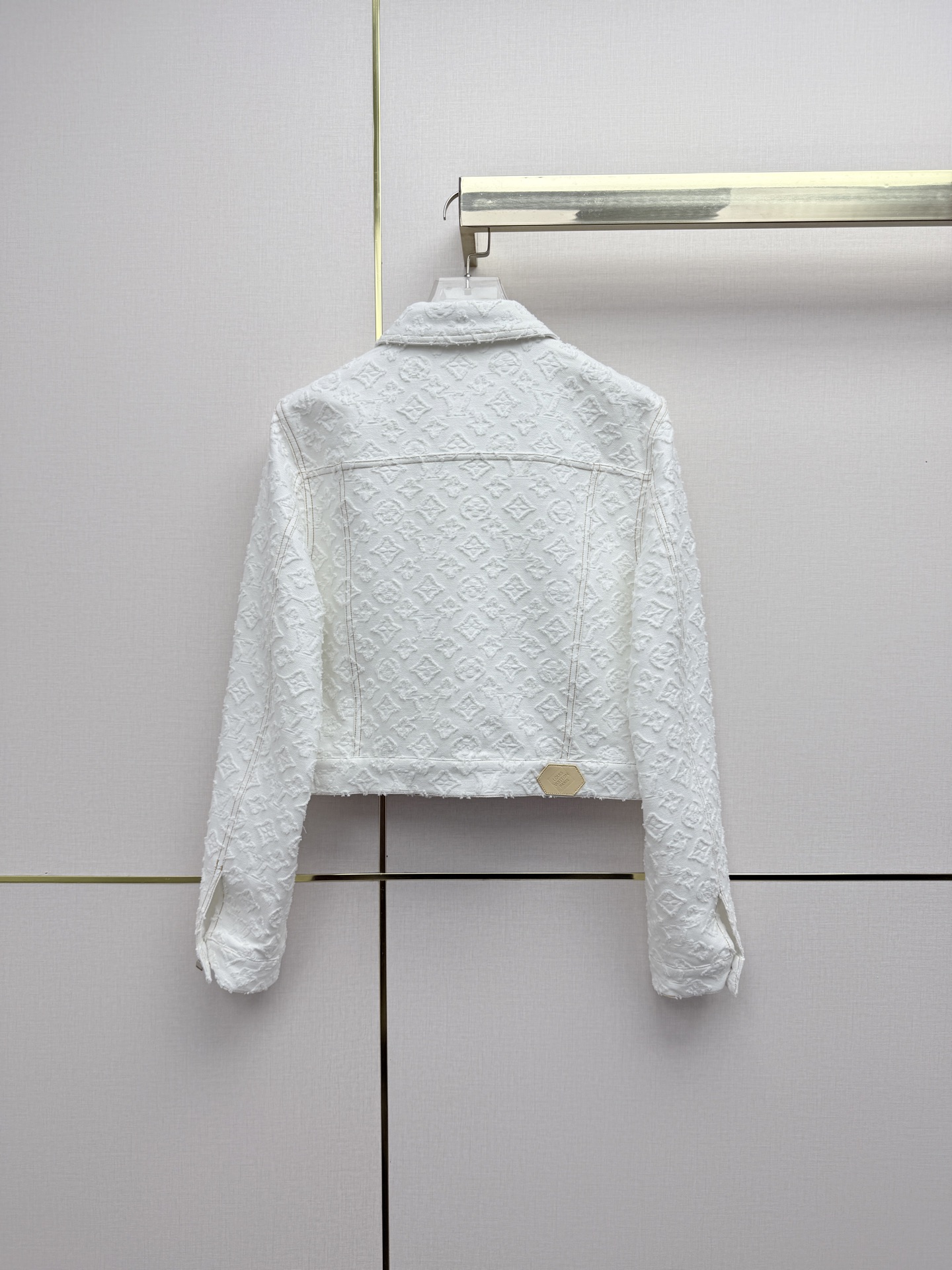 louis vuitton monogram jacquard denim jacket