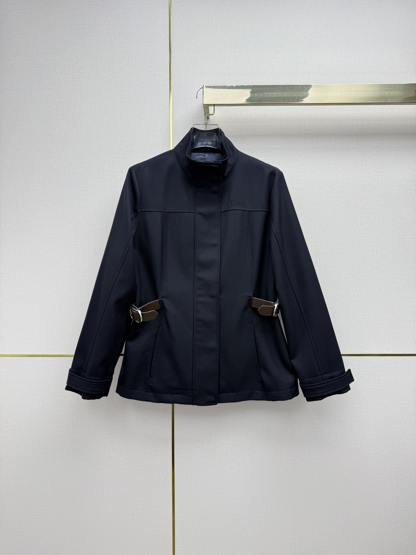 Dior Navy Buckle Pocket Jacket