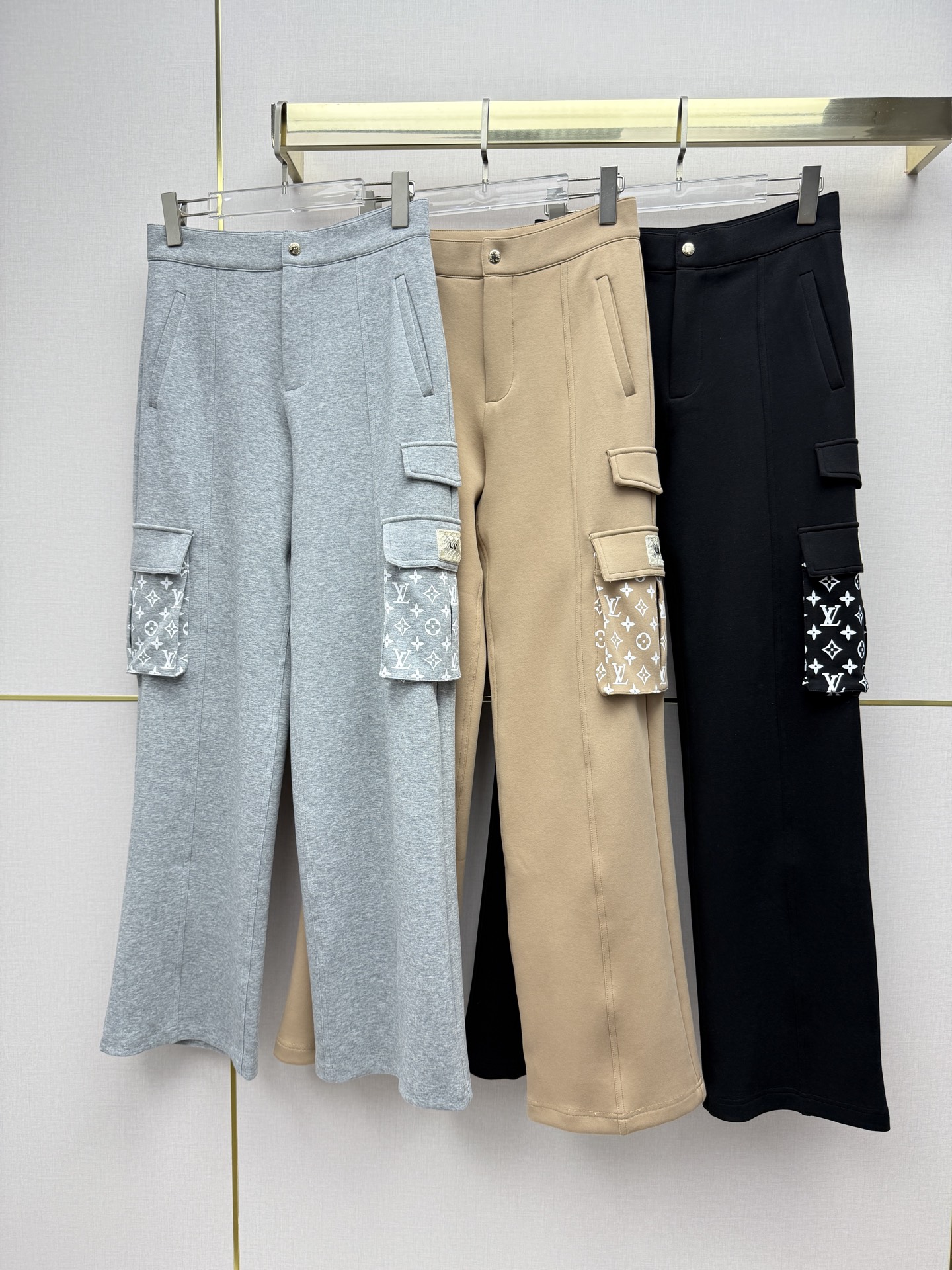 louis vuitton utility pocket washed denim jeans