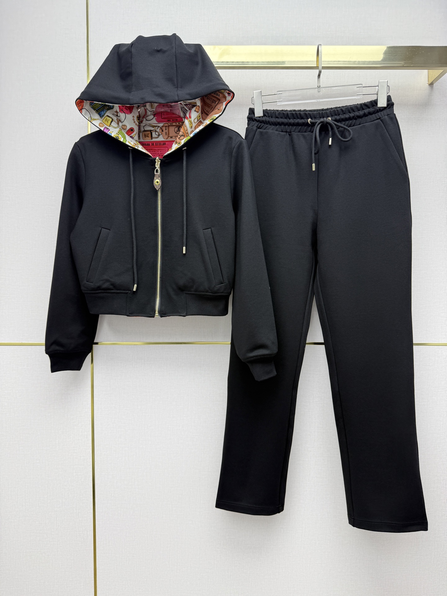 louis vuitton reversible monogram hoodie pants set